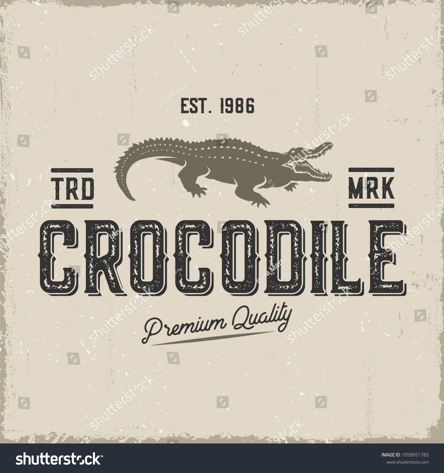 crocodile label