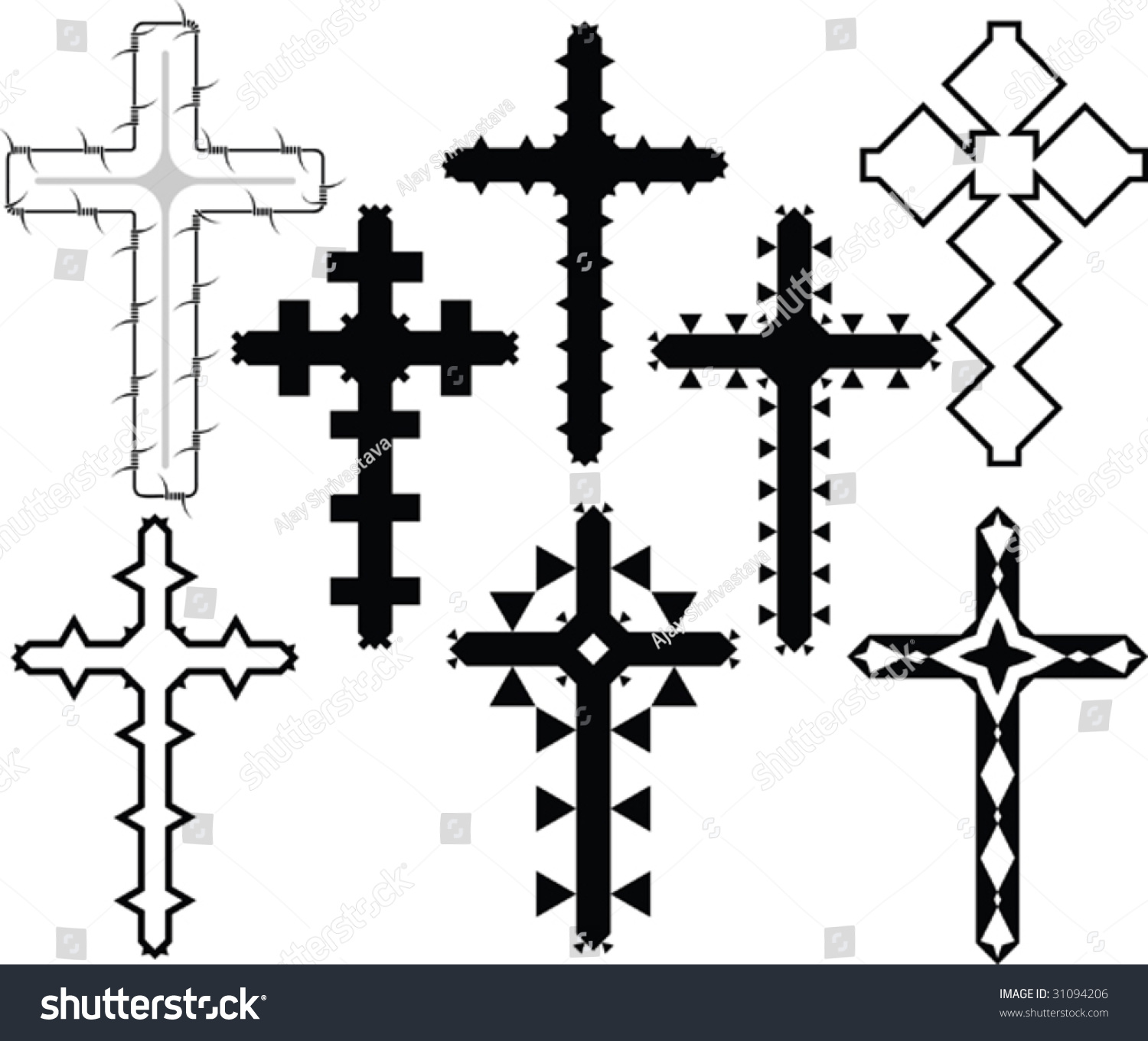 Cross Stock Vector Illustration 31094206 : Shutterstock