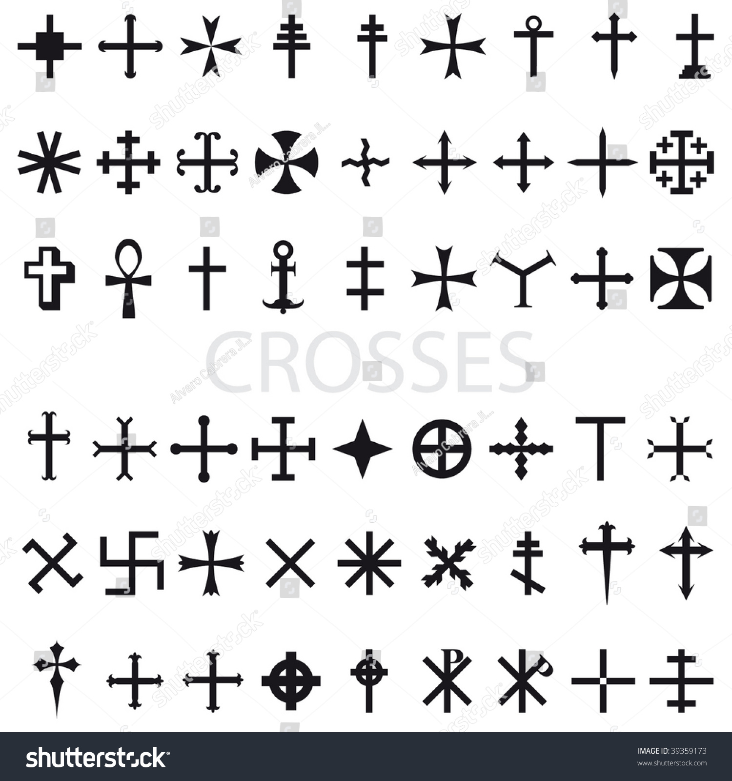 Cross Vector Stock Vector (Royalty Free) 39359173 | Shutterstock