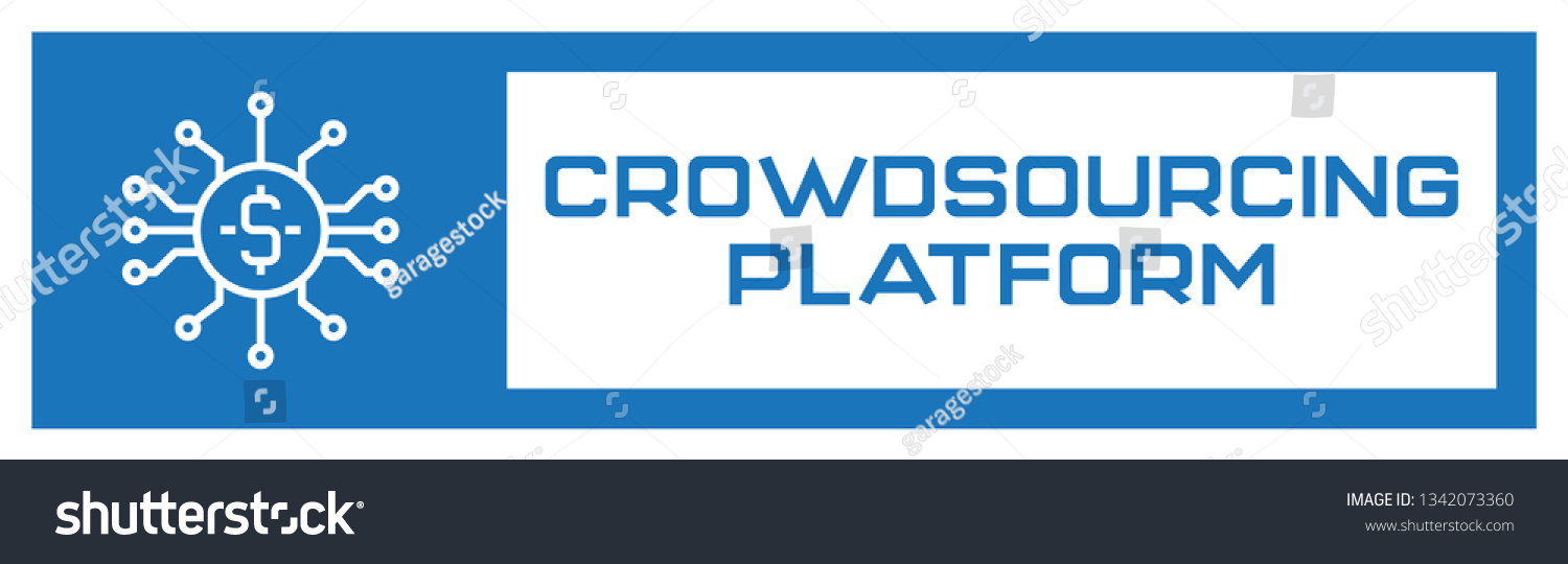 Crowdsourcing Platform Icon Concept Stock Vector (Royalty Free ...
