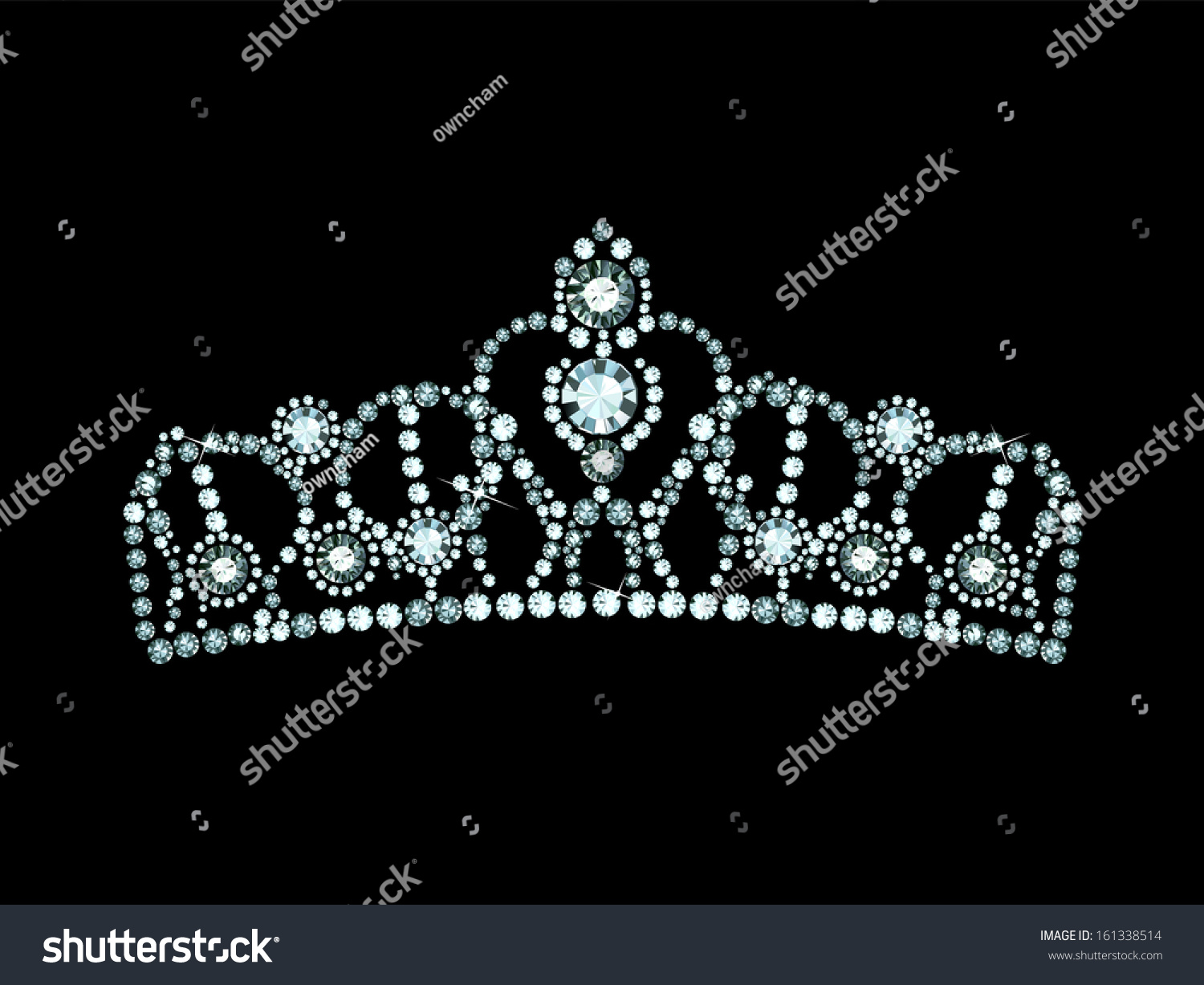 SVG of crown decorated with jewels svg
