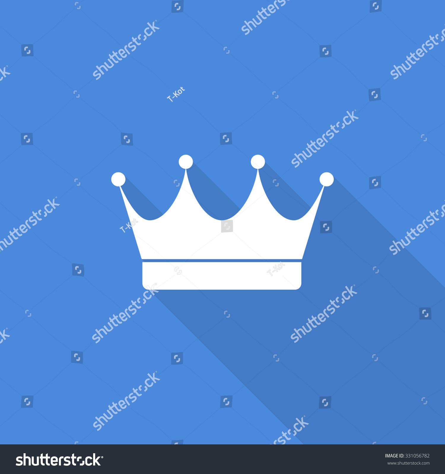 Crown Icon Stock Vector Royalty Free 331056782 9180