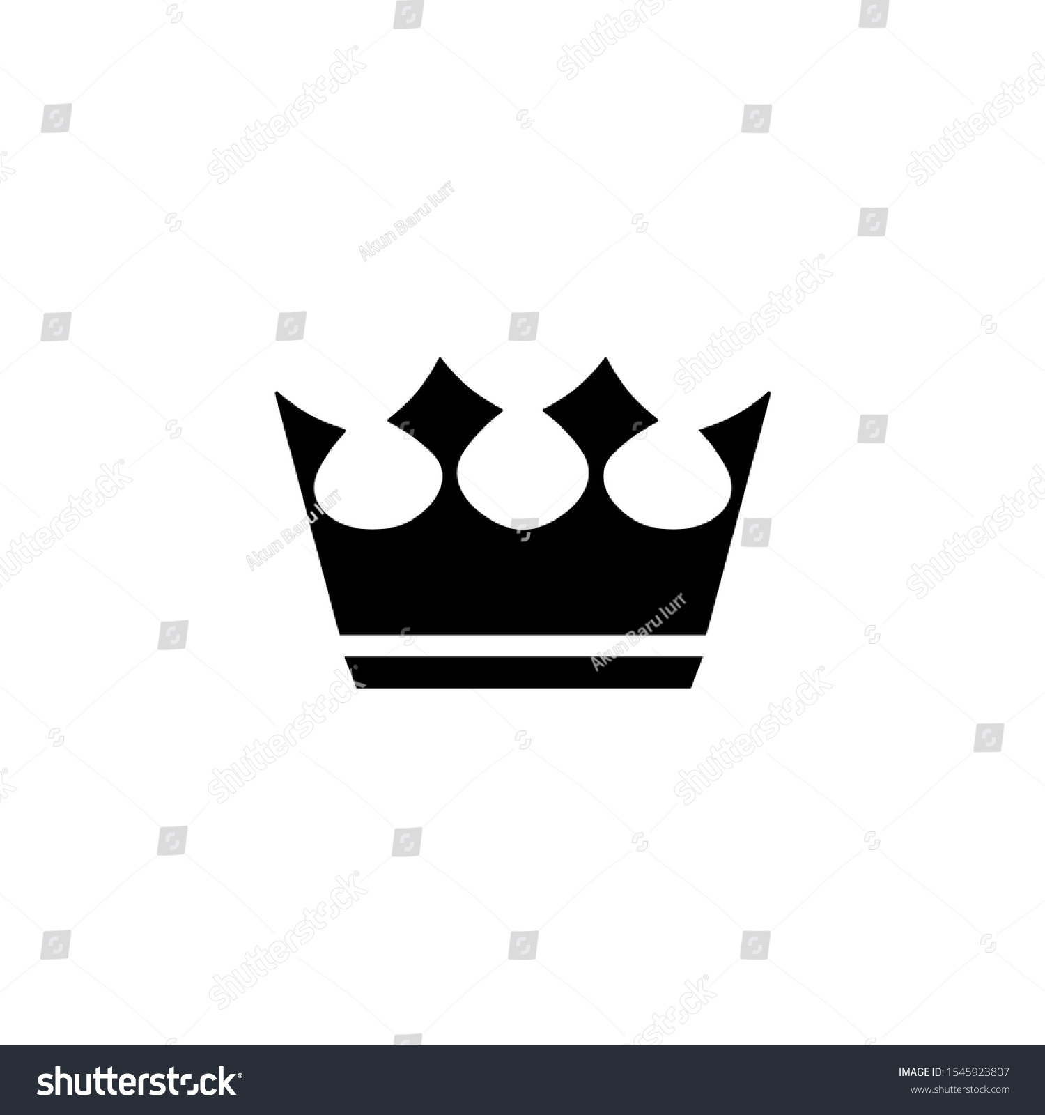 Crown Logo Design Inspiration Eps 10 Stock Vector (Royalty Free) 1545923807