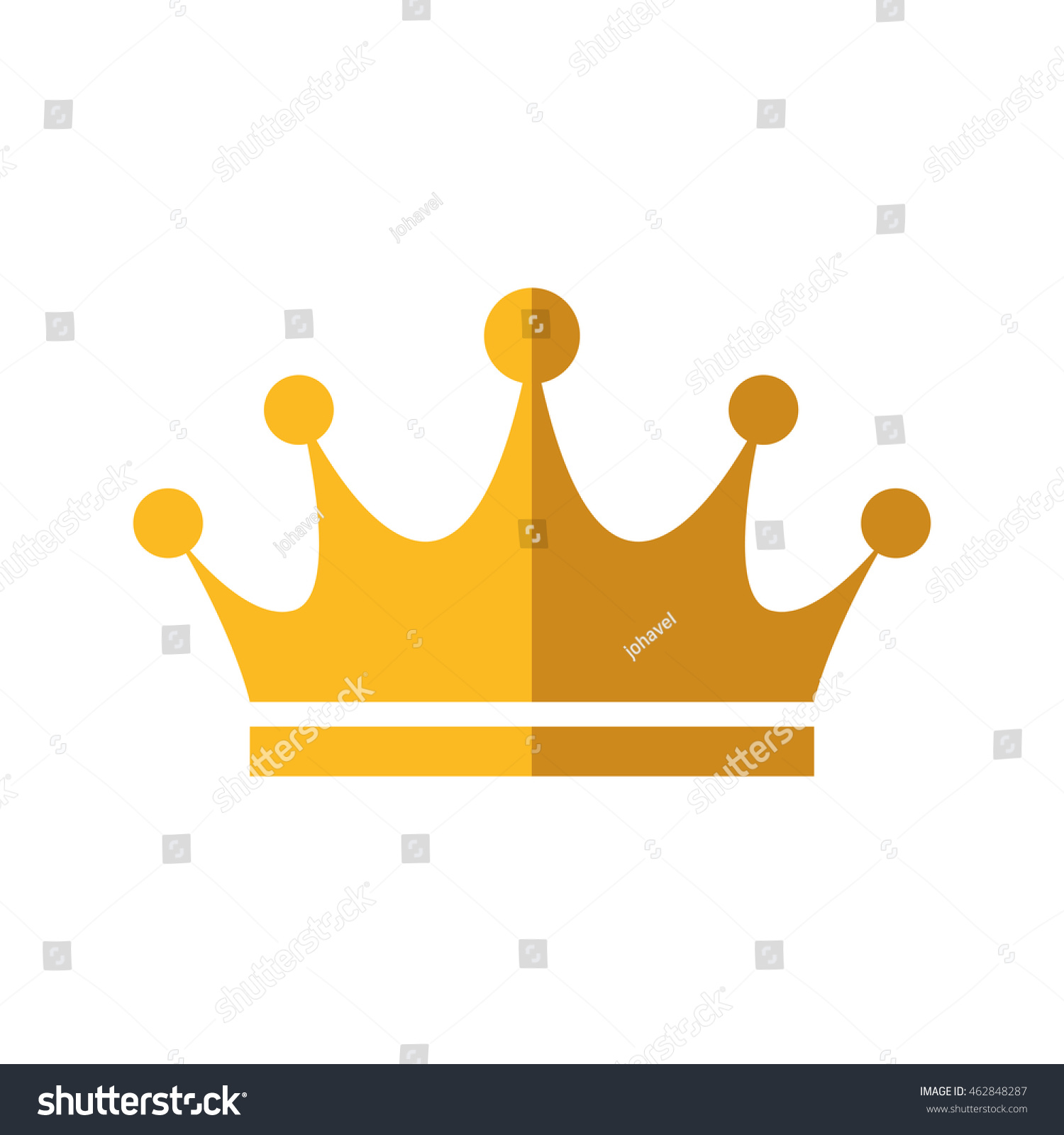 Crown Royal King Gold Icon Royalty Stock Vector (Royalty Free ...