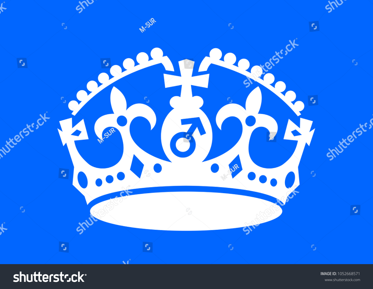 Crown Male Sex Symbol Metaphor Patriarchy Stock Vector Royalty Free 1052668571 Shutterstock 6191