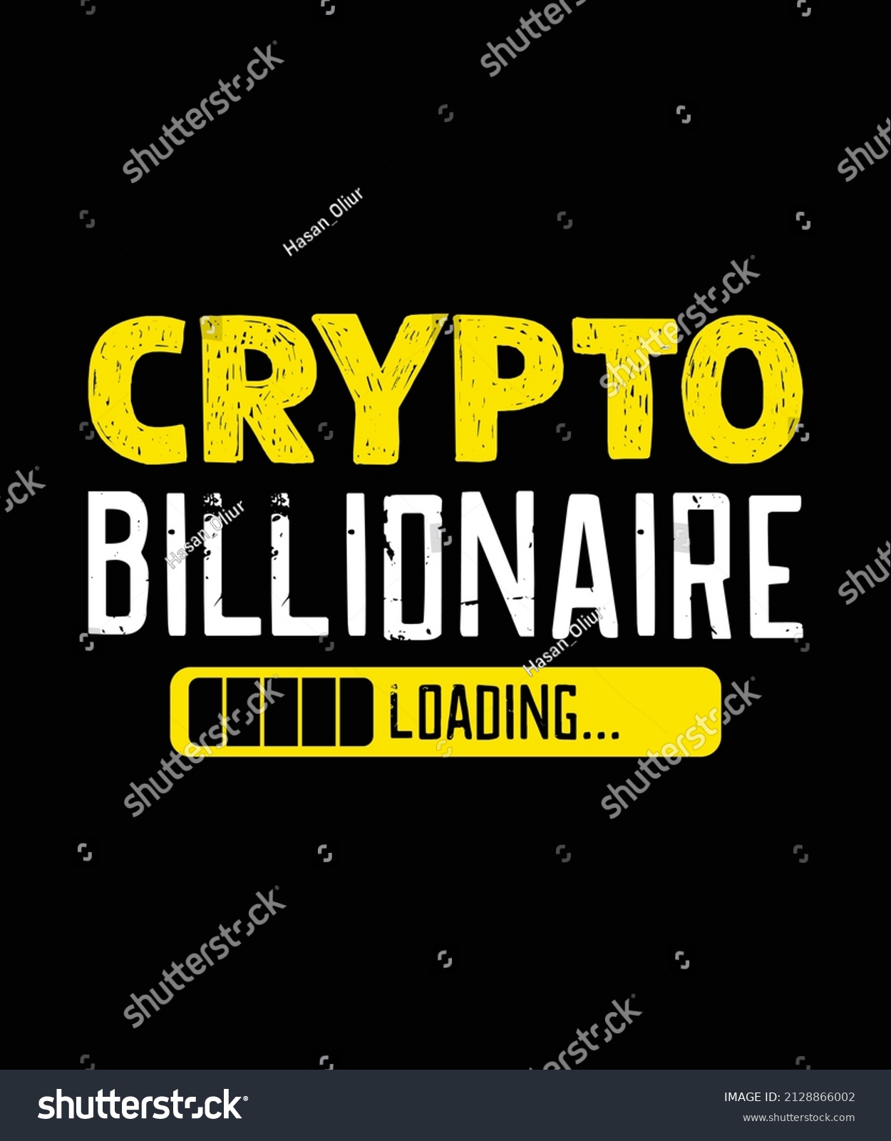 SVG of Crypto Billionaire Loading BTC T-shirts, Cryptocurrency Funny Bitcoin Typography Design svg