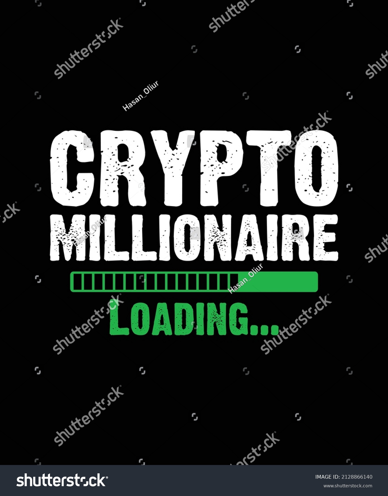SVG of Crypto Millionaire Loading Bitcoin T-shirt, Typography Blockchain Design Badge svg