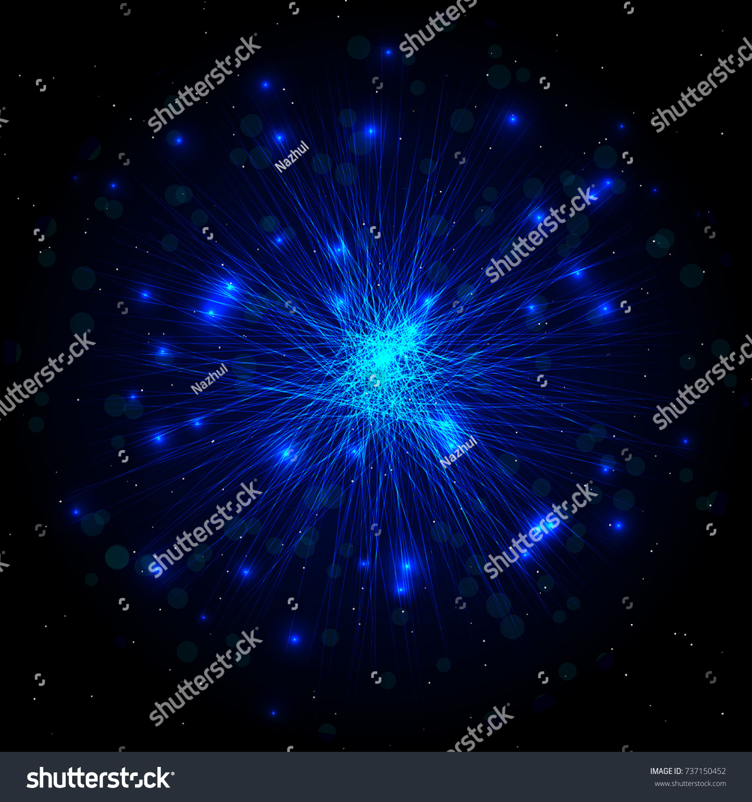 Ct Background Illustration Big Explosion Catastrophe Stock Vector ...