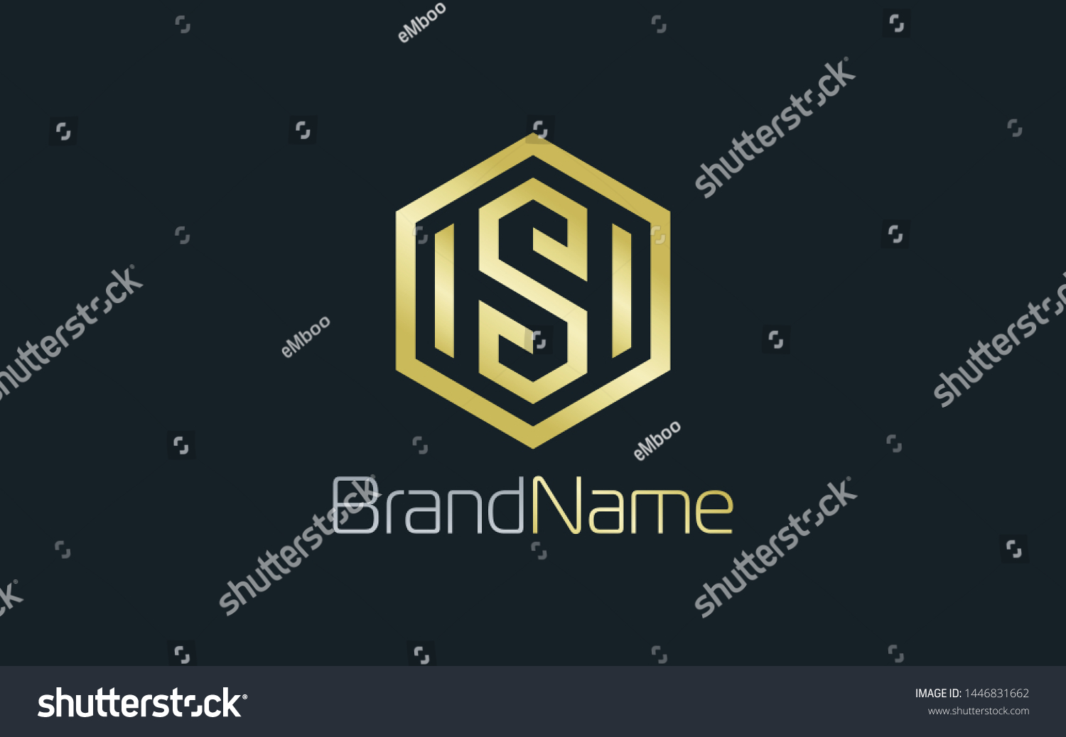 Cube Logo Formed Letter S Luxury Stock Vector (Royalty Free) 1446831662 ...