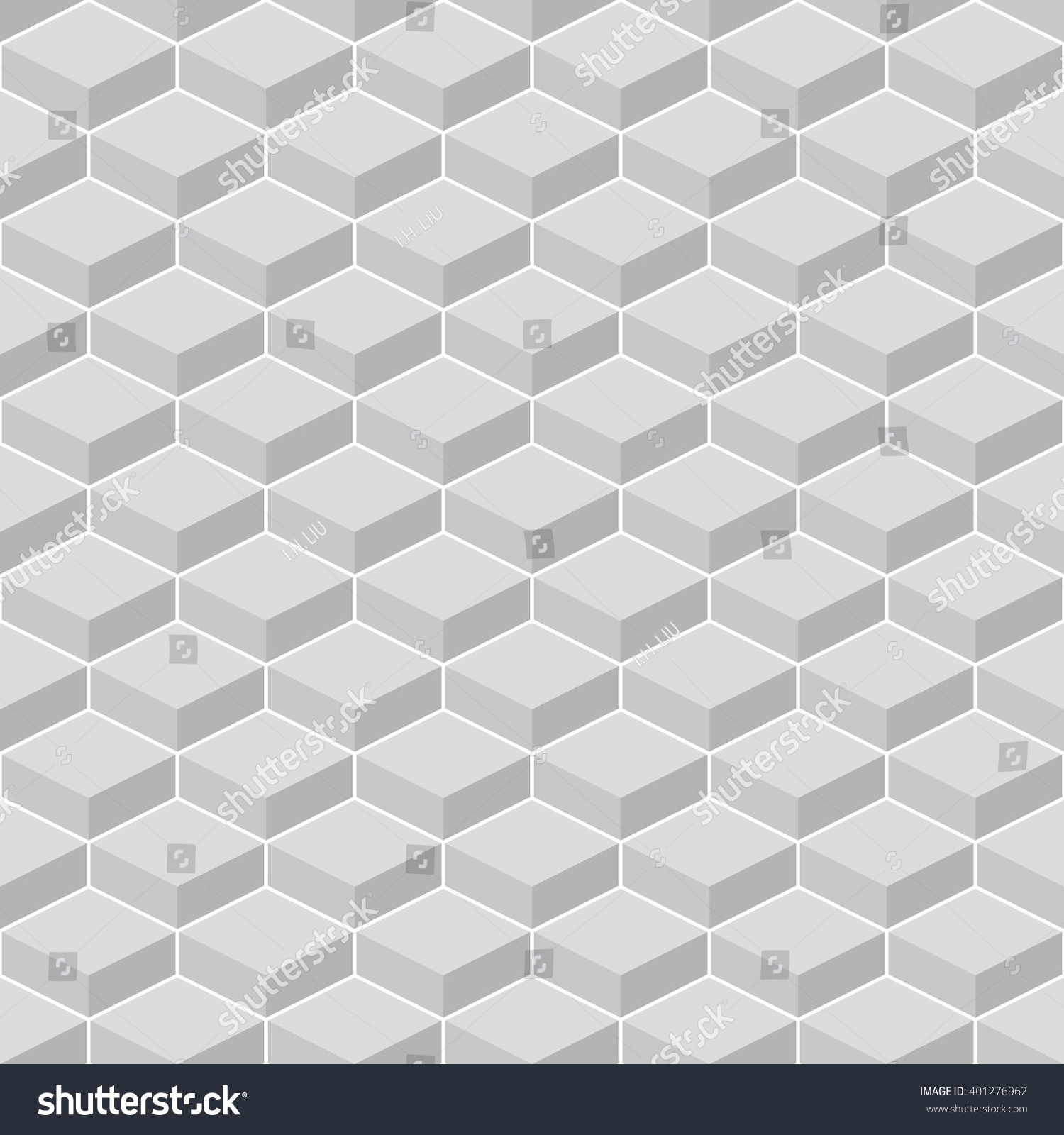 Cubes Seamless Pattern Background Stock Vector 401276962 - Shutterstock