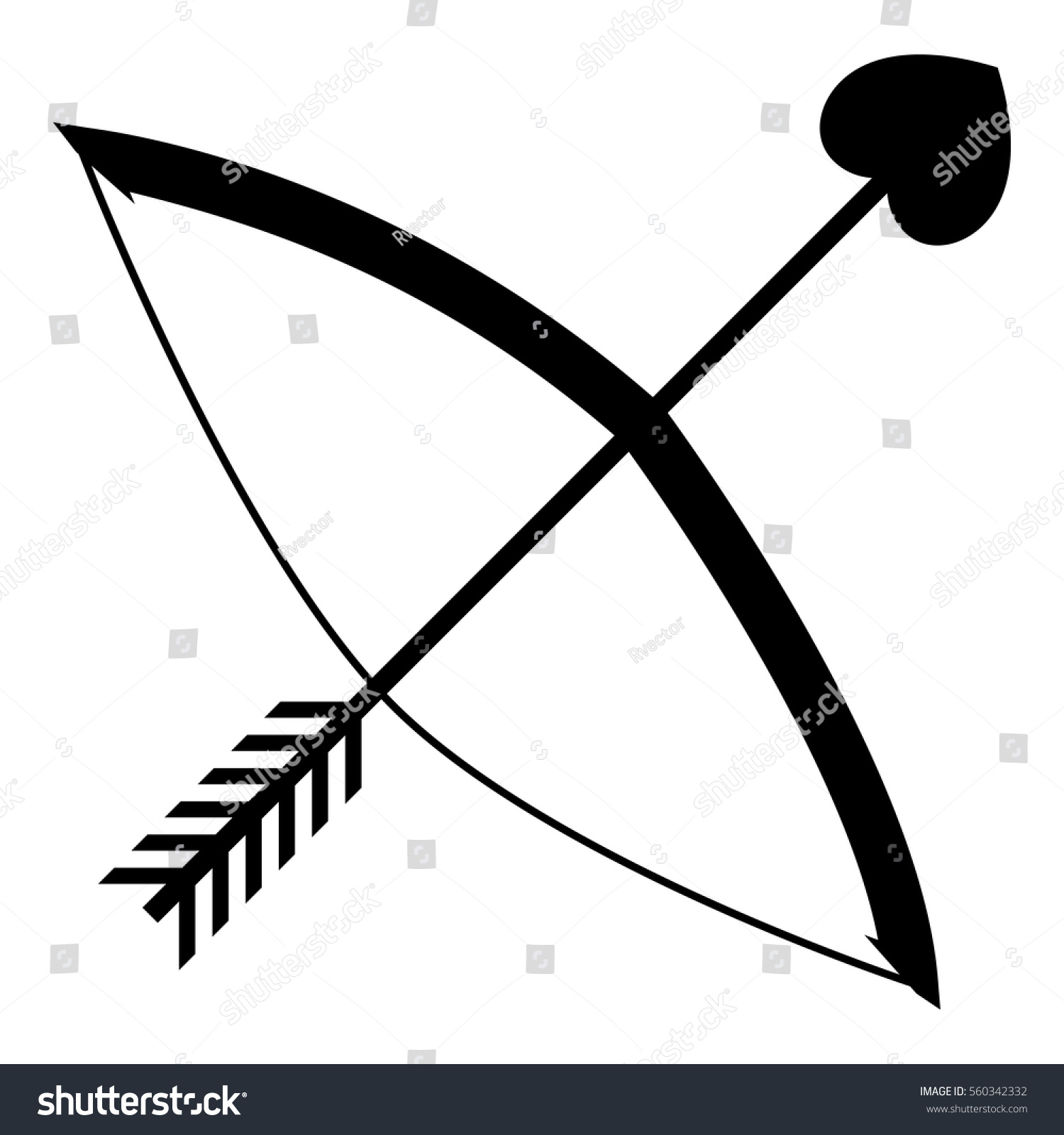 Cupids Bow Icon Simple Illustration Cupids Stock Vector Royalty Free 560342332 6698