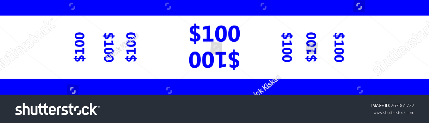 Printable Currency Strap Template