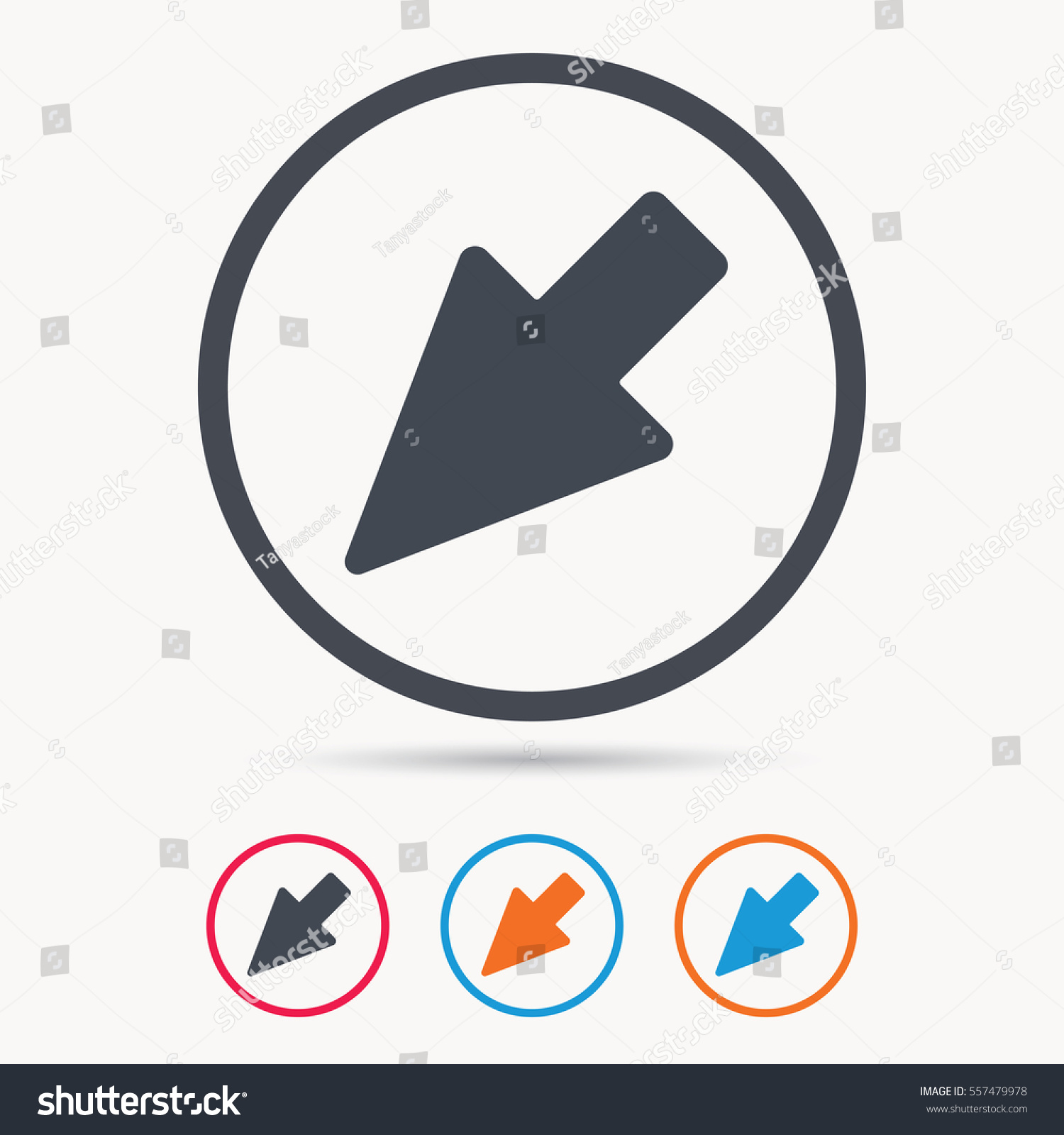 Cursor Icon Computer Position Marker Symbol: เวกเตอร์สต็อก (ปลอดค่า ...