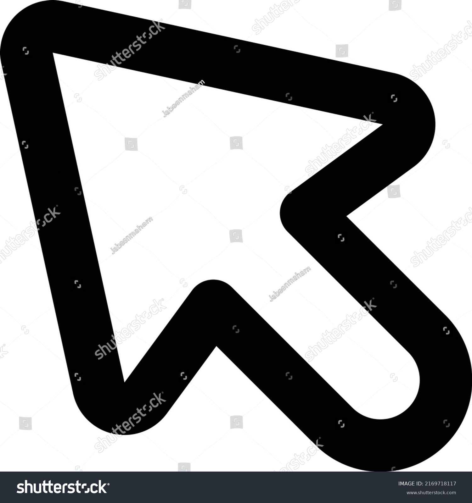 Cursor Ui Ux Icon App Design Stock Vector (Royalty Free) 2169718117 ...