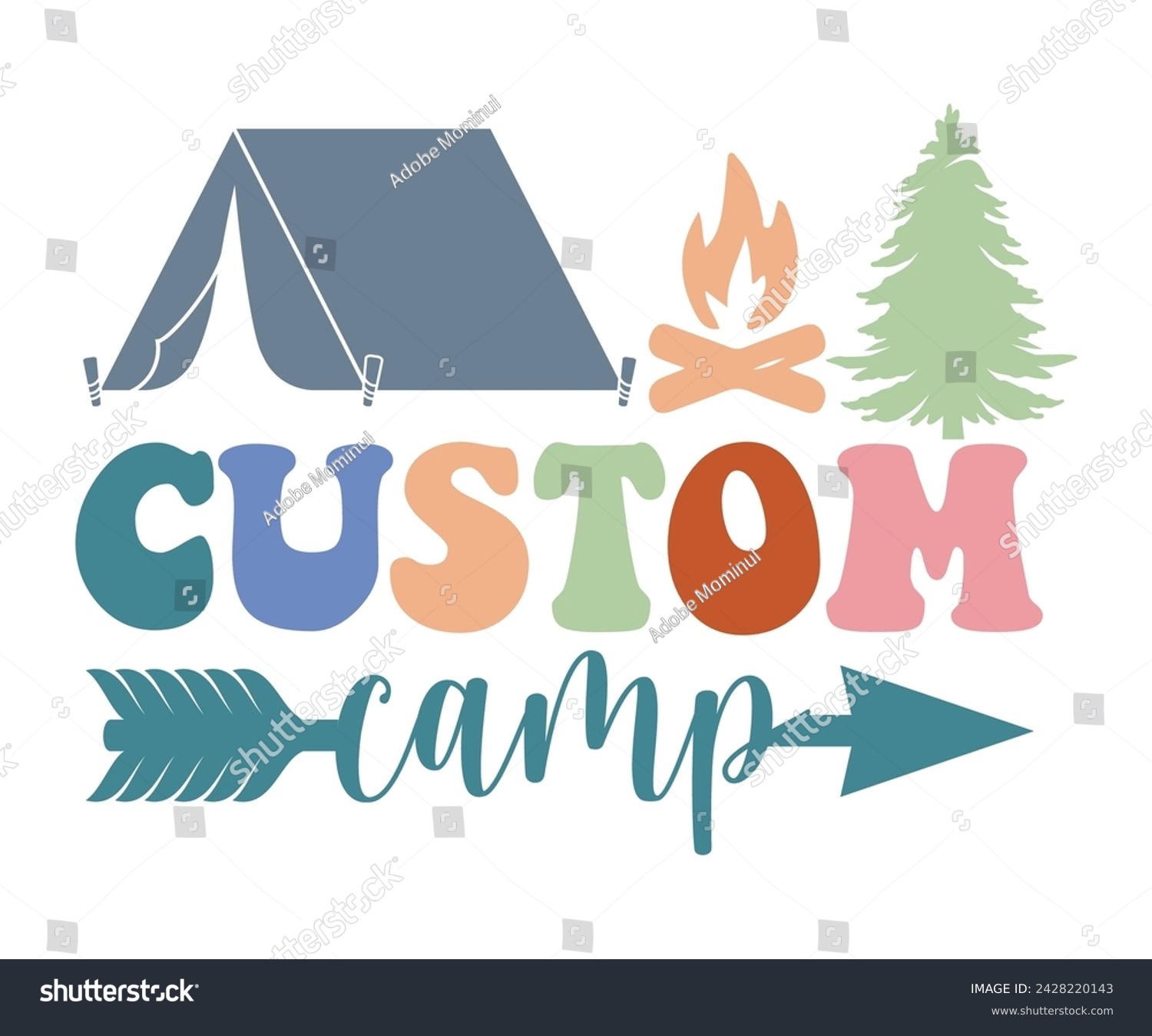 SVG of Custom Camp Svg,Happy Camper Svg,Camping Svg,Adventure Svg,Hiking Svg,Camp Saying,Camp Life Svg,Svg Cut Files, Png,Mountain T-shirt,Instant Download, svg