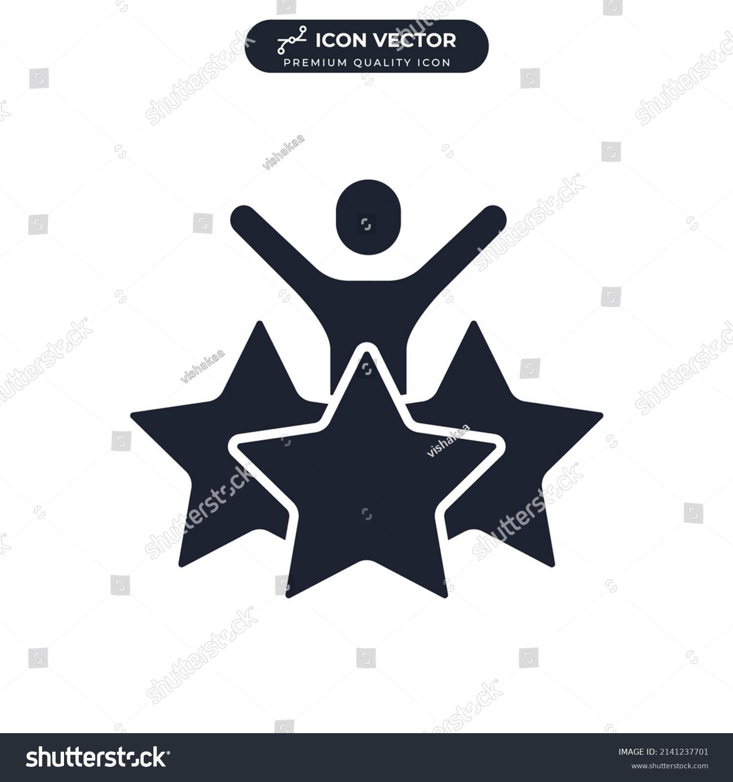 Customer Experience Icon Symbol Template Graphic Stock Vector (Royalty ...