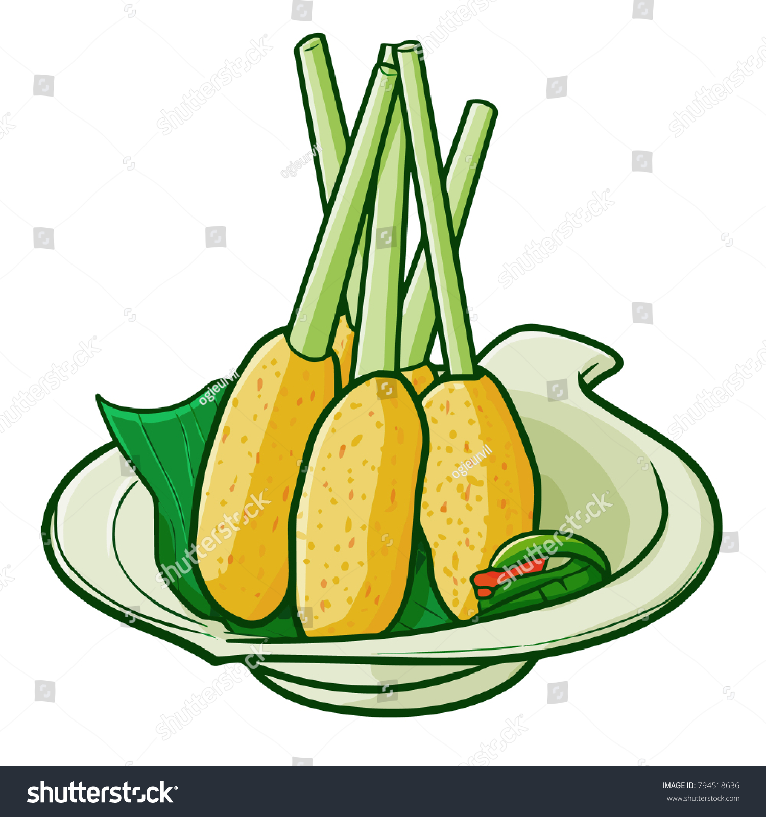 cute yummy sate lilit satay variant stock vector royalty free 794518636 https www shutterstock com image vector cute yummy sate lilit satay variant 794518636