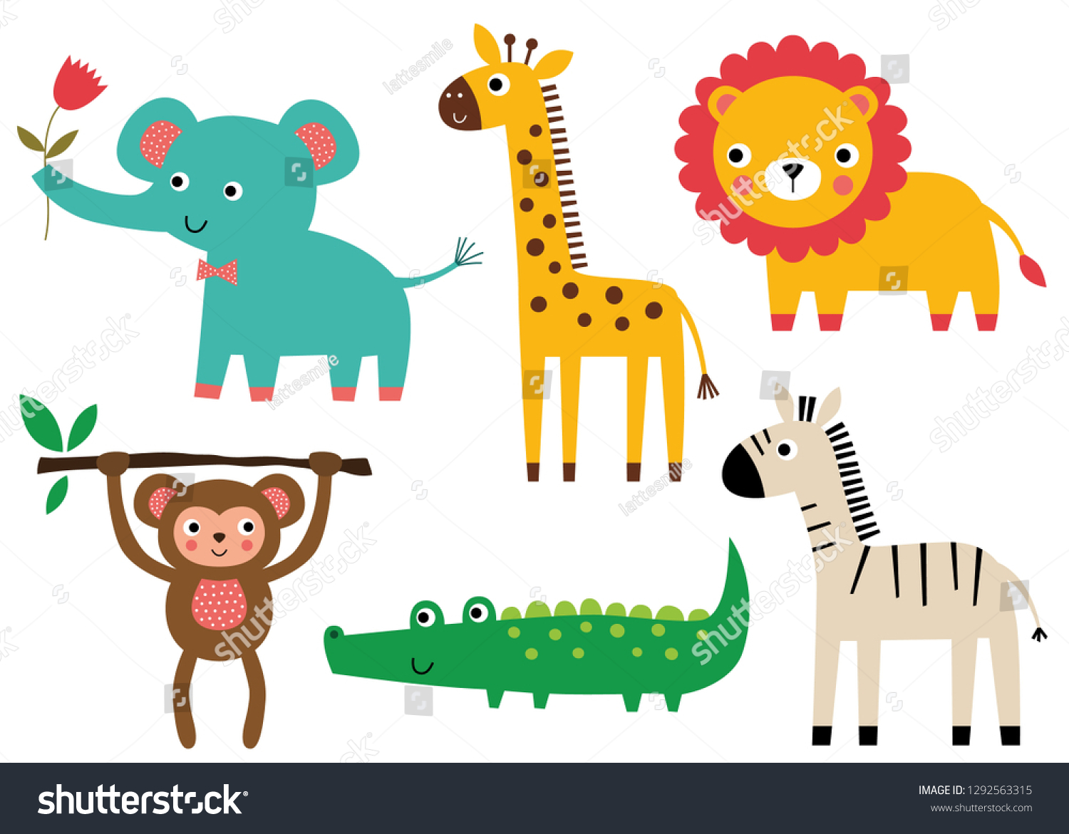 367,037 Cute animal clip art Images, Stock Photos & Vectors | Shutterstock