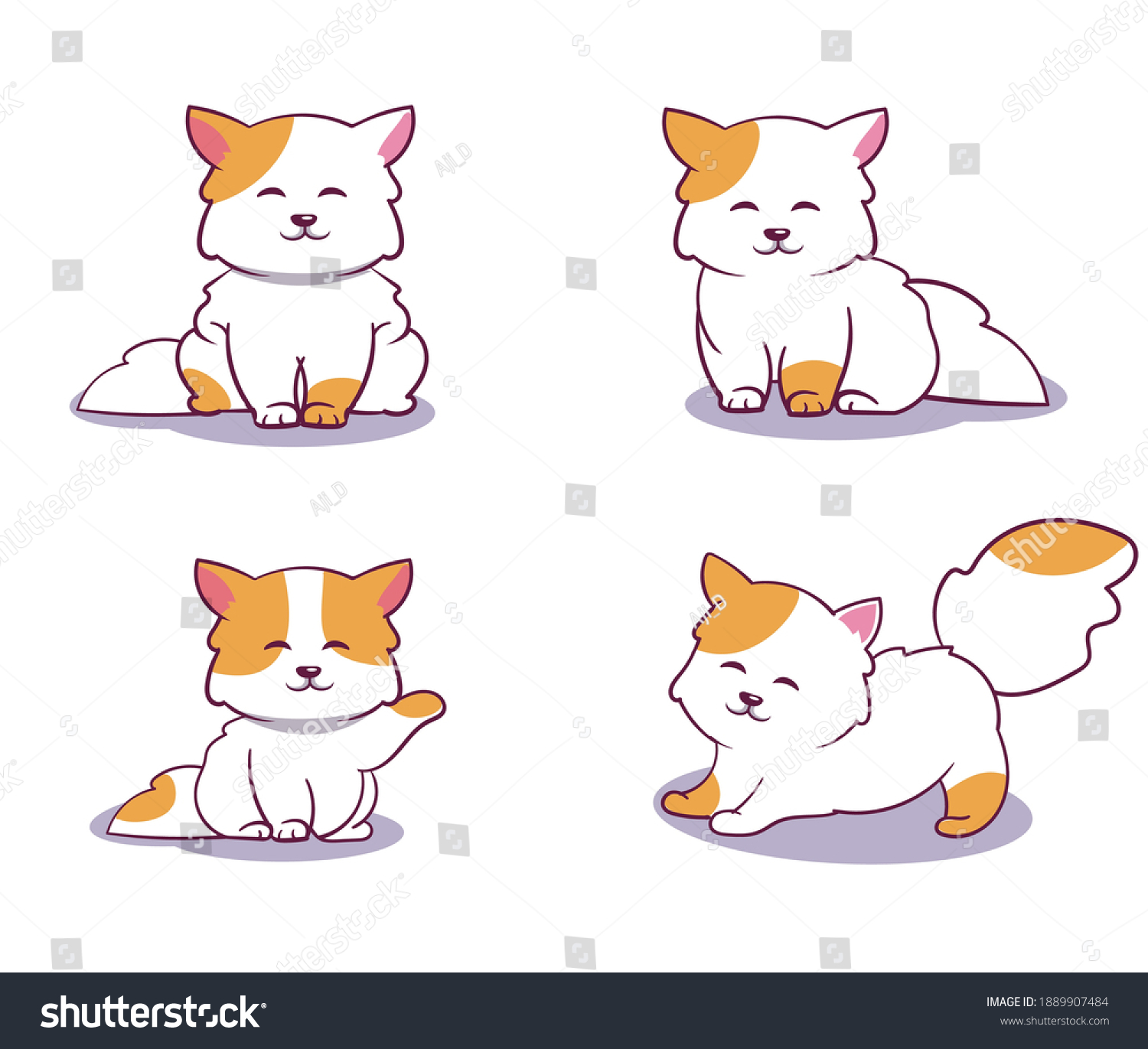 43,216 Kitty outline Images, Stock Photos &amp; Vectors | Shutterstock