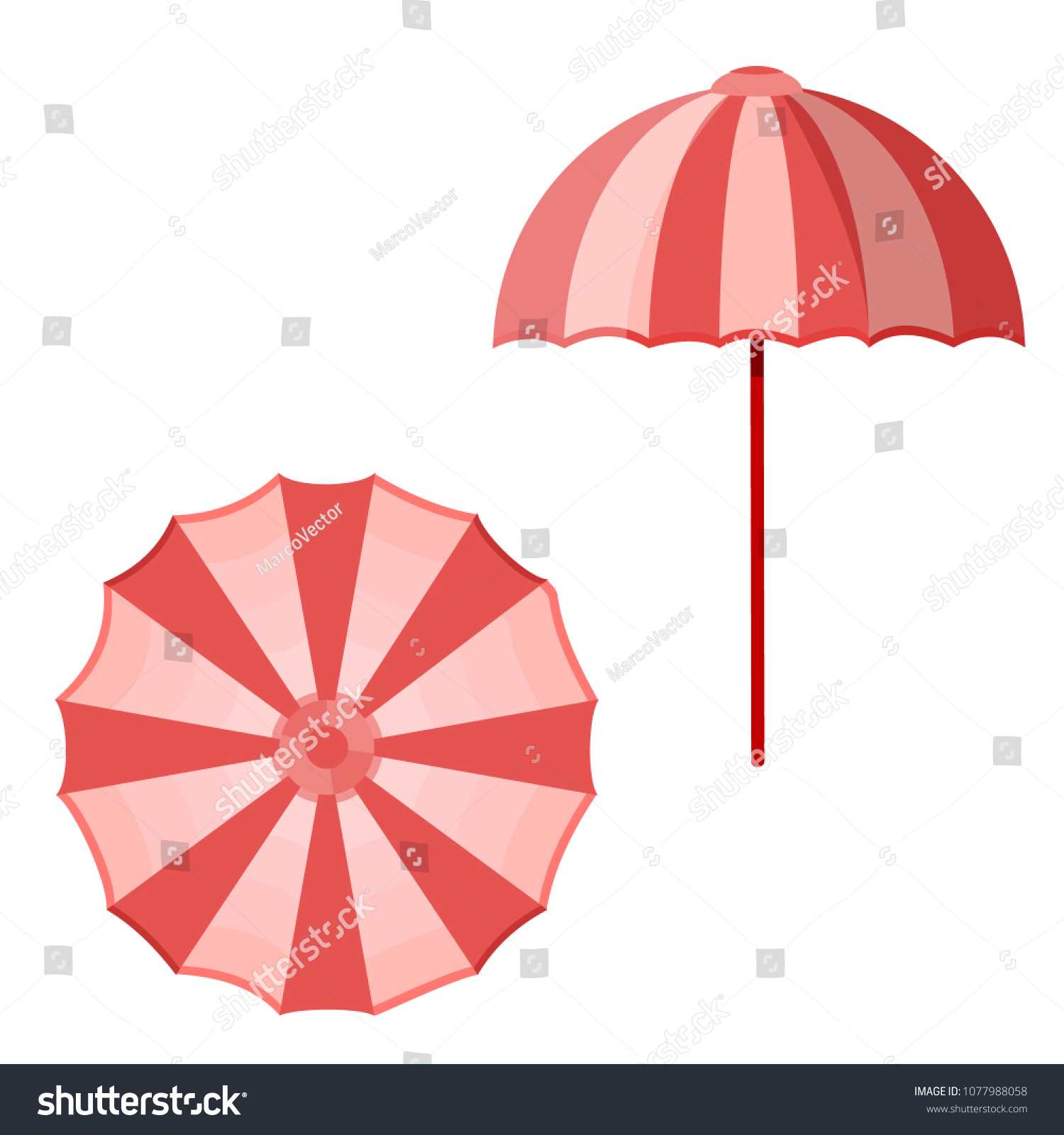 retro sun umbrella