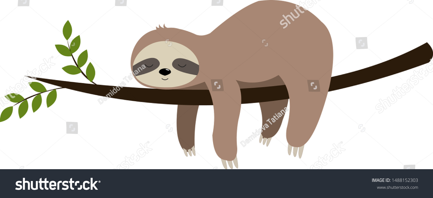 sloth-cartoons-images-stock-photos-vectors-shutterstock