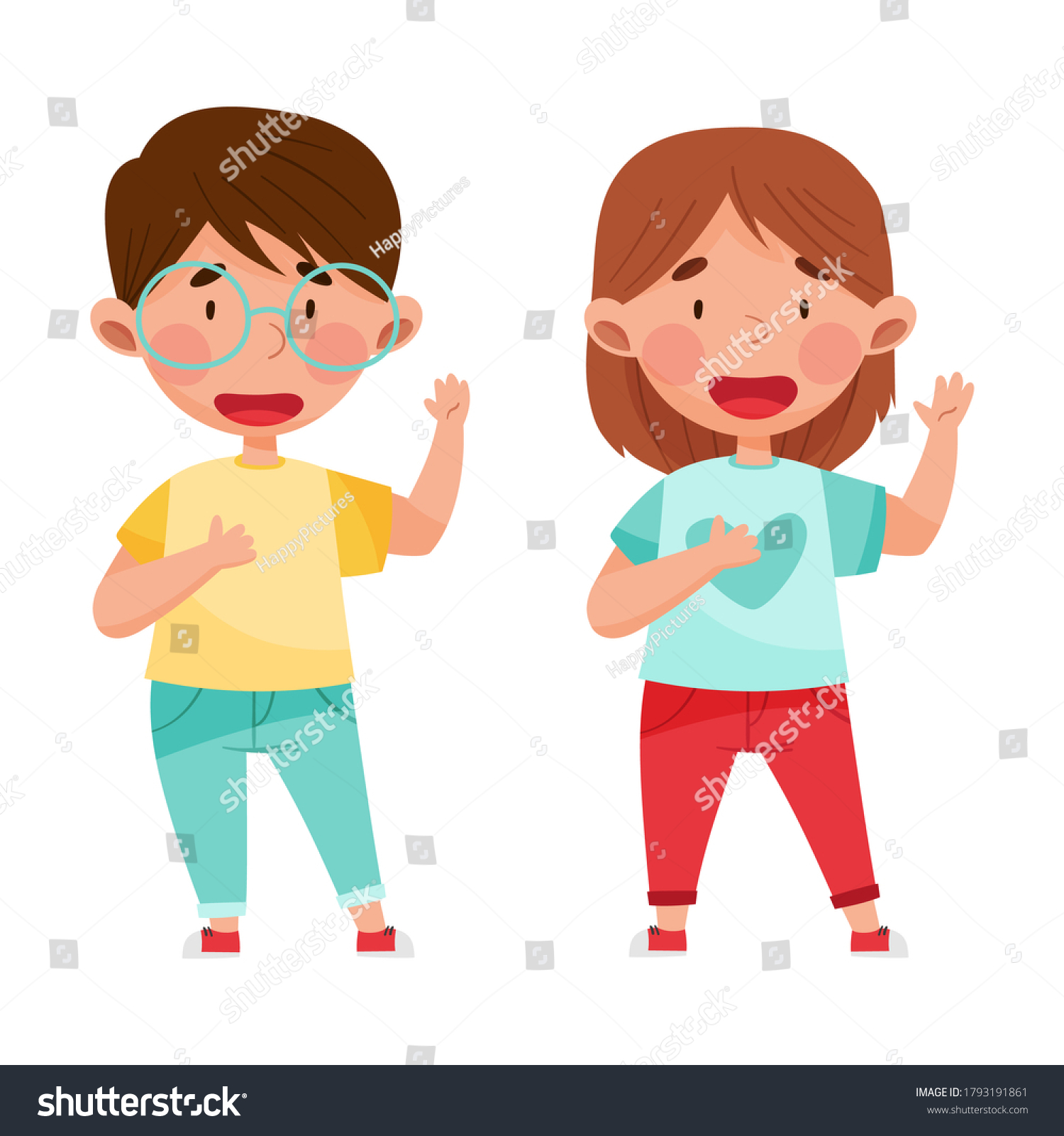 461 Kids Oath Images, Stock Photos & Vectors 