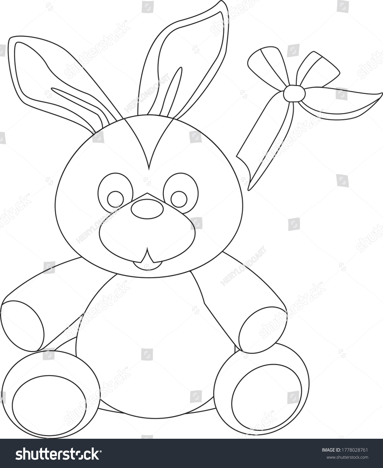 Cute Bunny Intarsia Craft Patterns Patterns Stock Vector (Royalty Free ...