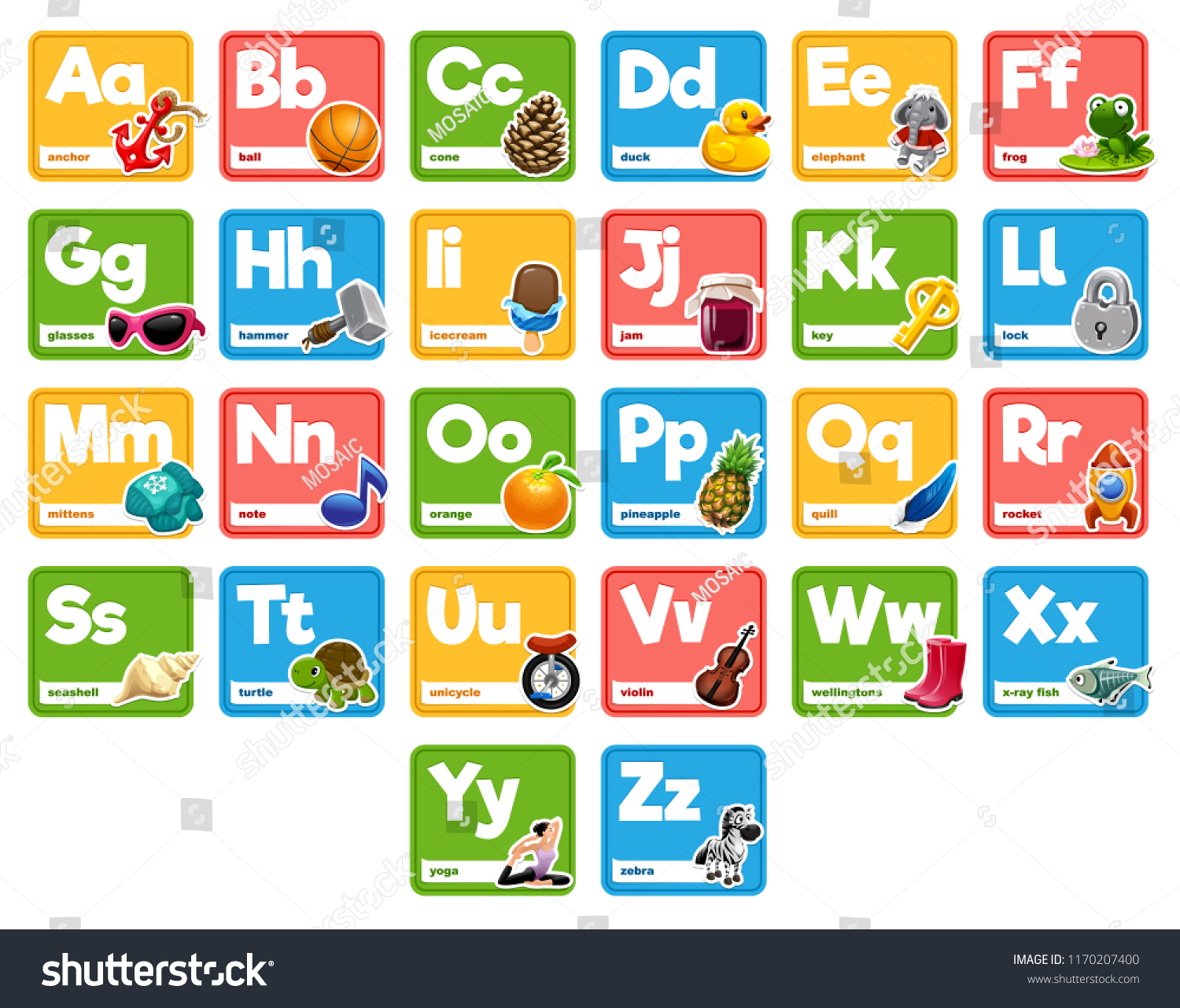 882 Alphabet chart kids Images, Stock Photos & Vectors | Shutterstock