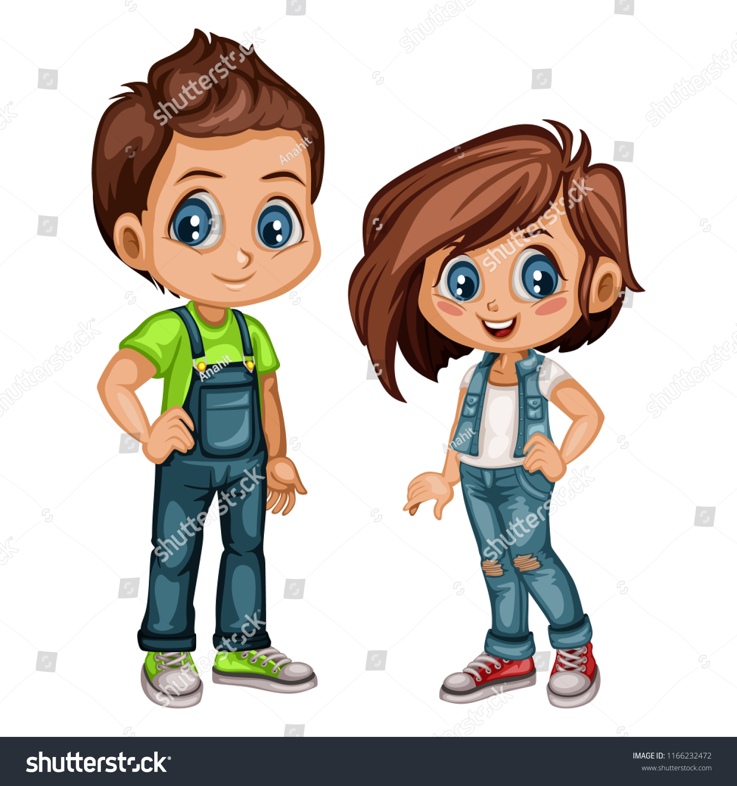 Cute Drawings Boy And Girl