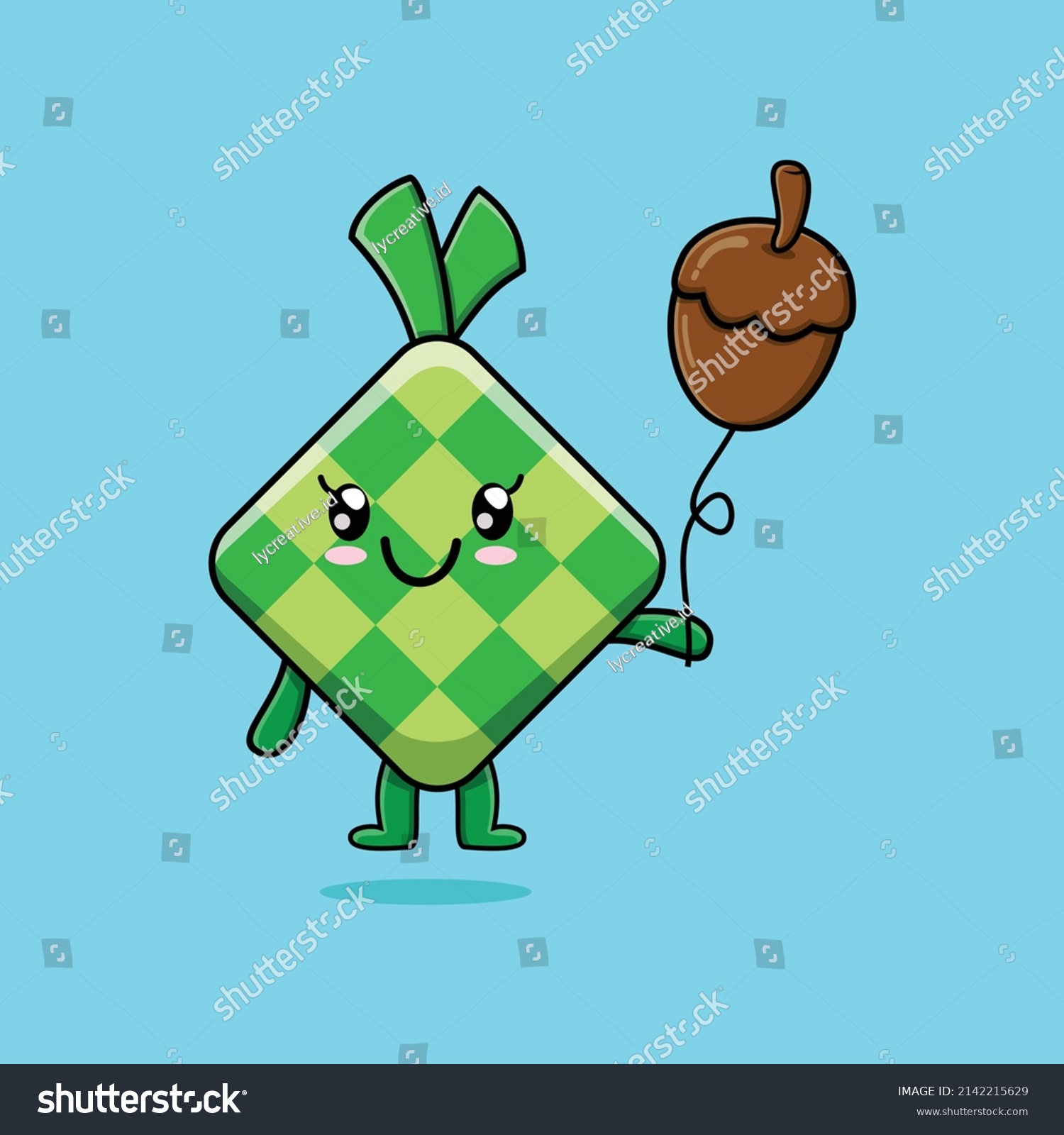 Ketupat cartoon