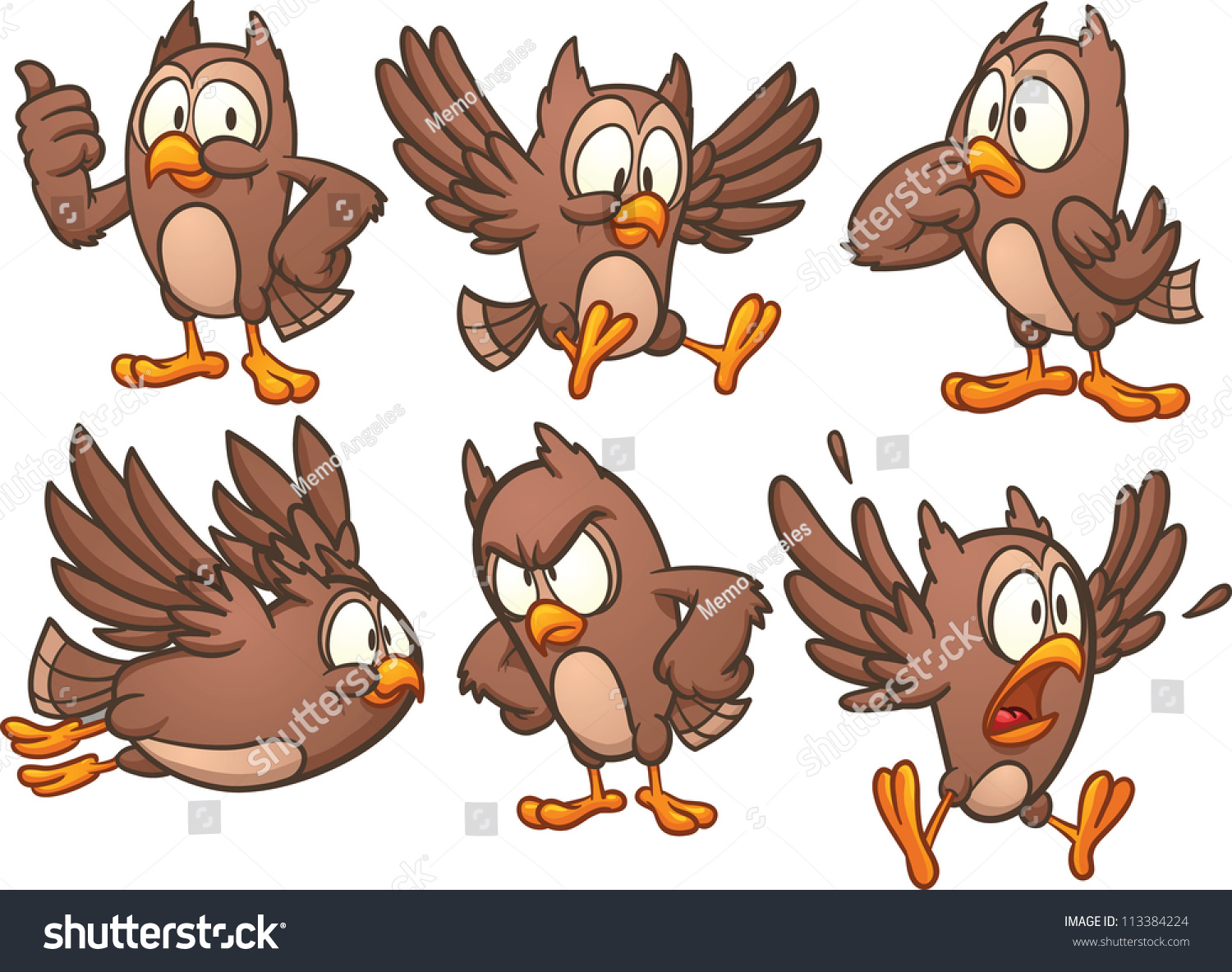 1,953 Cartoon bird scared Images, Stock Photos & Vectors | Shutterstock