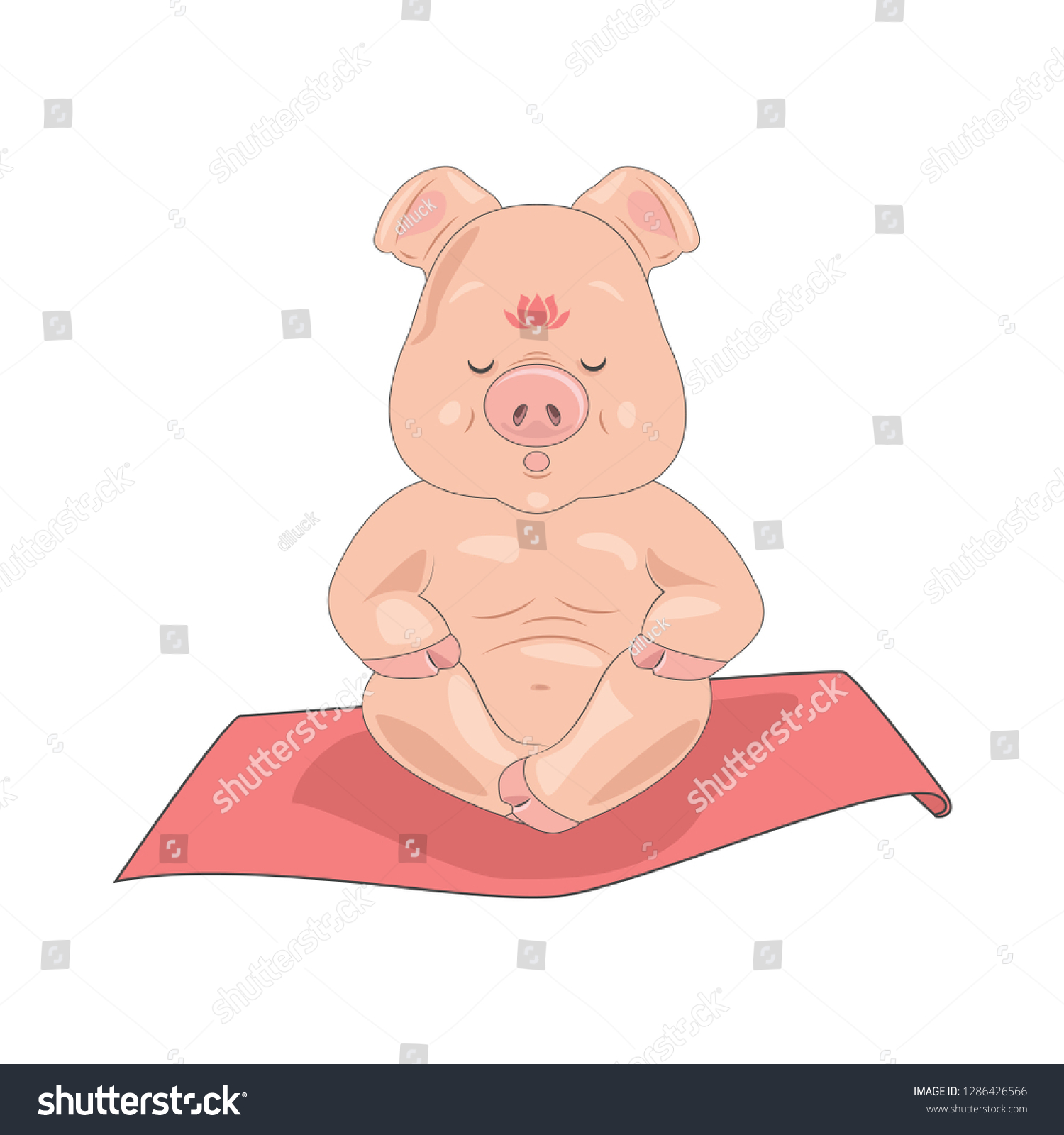 Featured image of post Cute Cartoon Pig Sitting Download pig images and photos