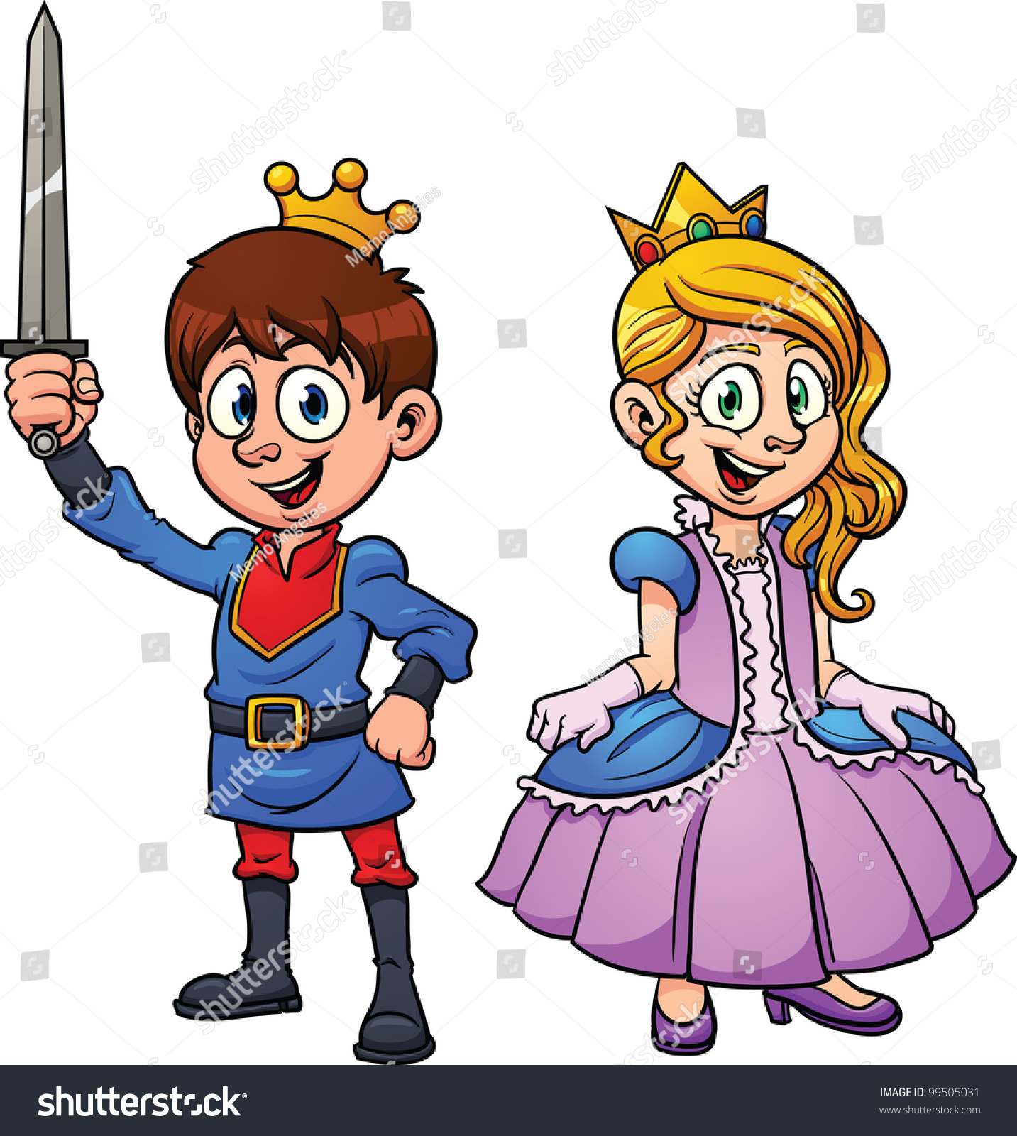 prince princess cartoon