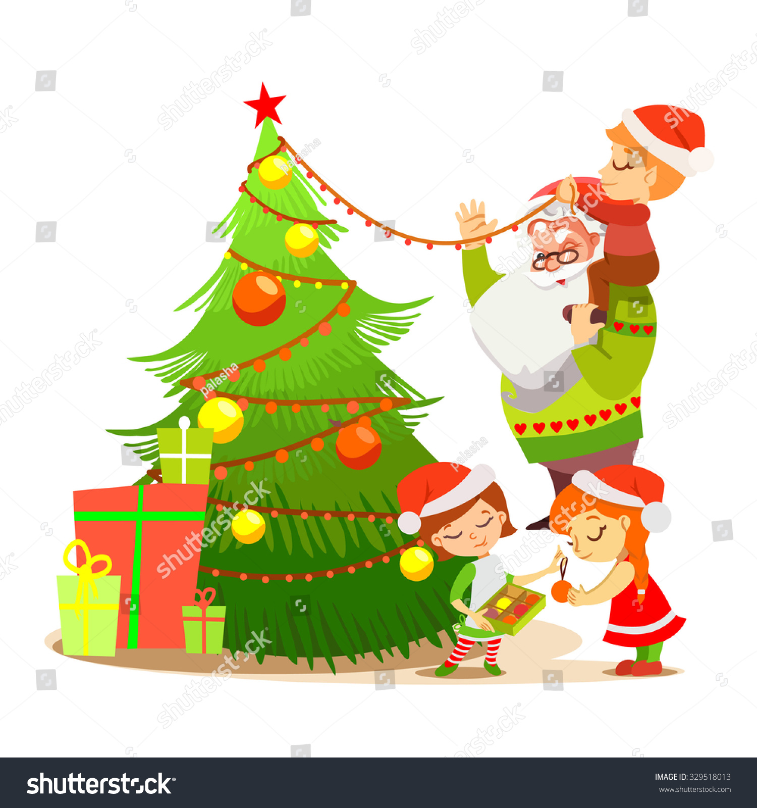 Featured image of post Christmas Tree Decorations Cartoon Images : Find &amp; download free graphic resources for christmas cartoon.