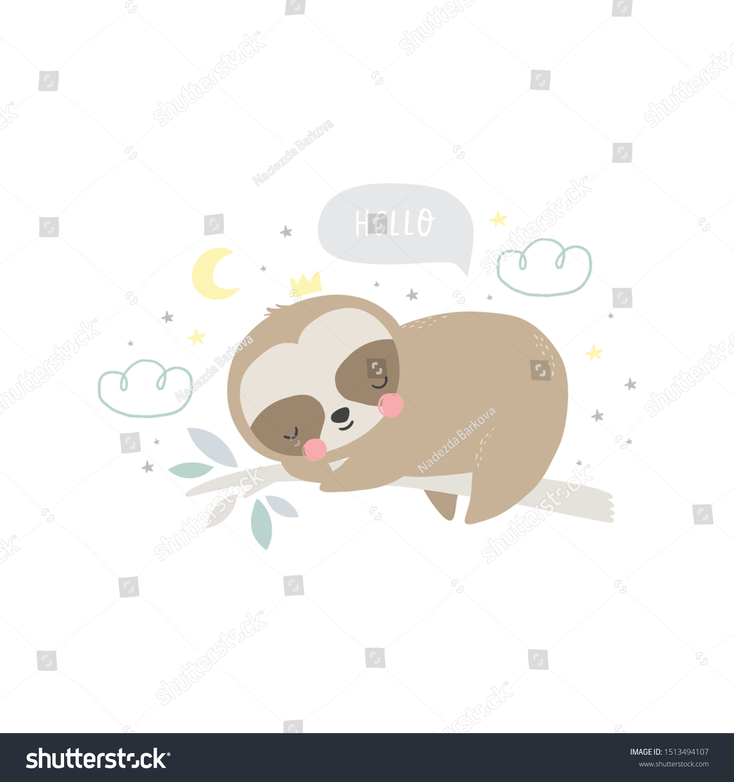 sloth baby shower