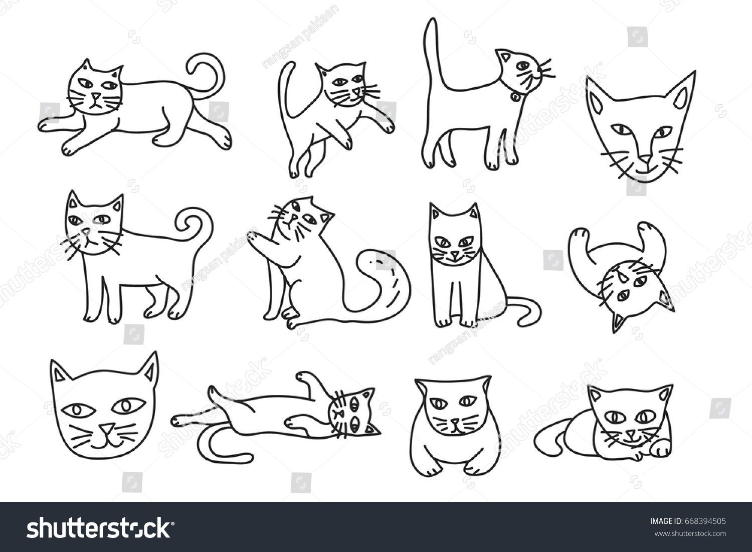 Cat hand cartoon Images, Stock Photos & Vectors | Shutterstock