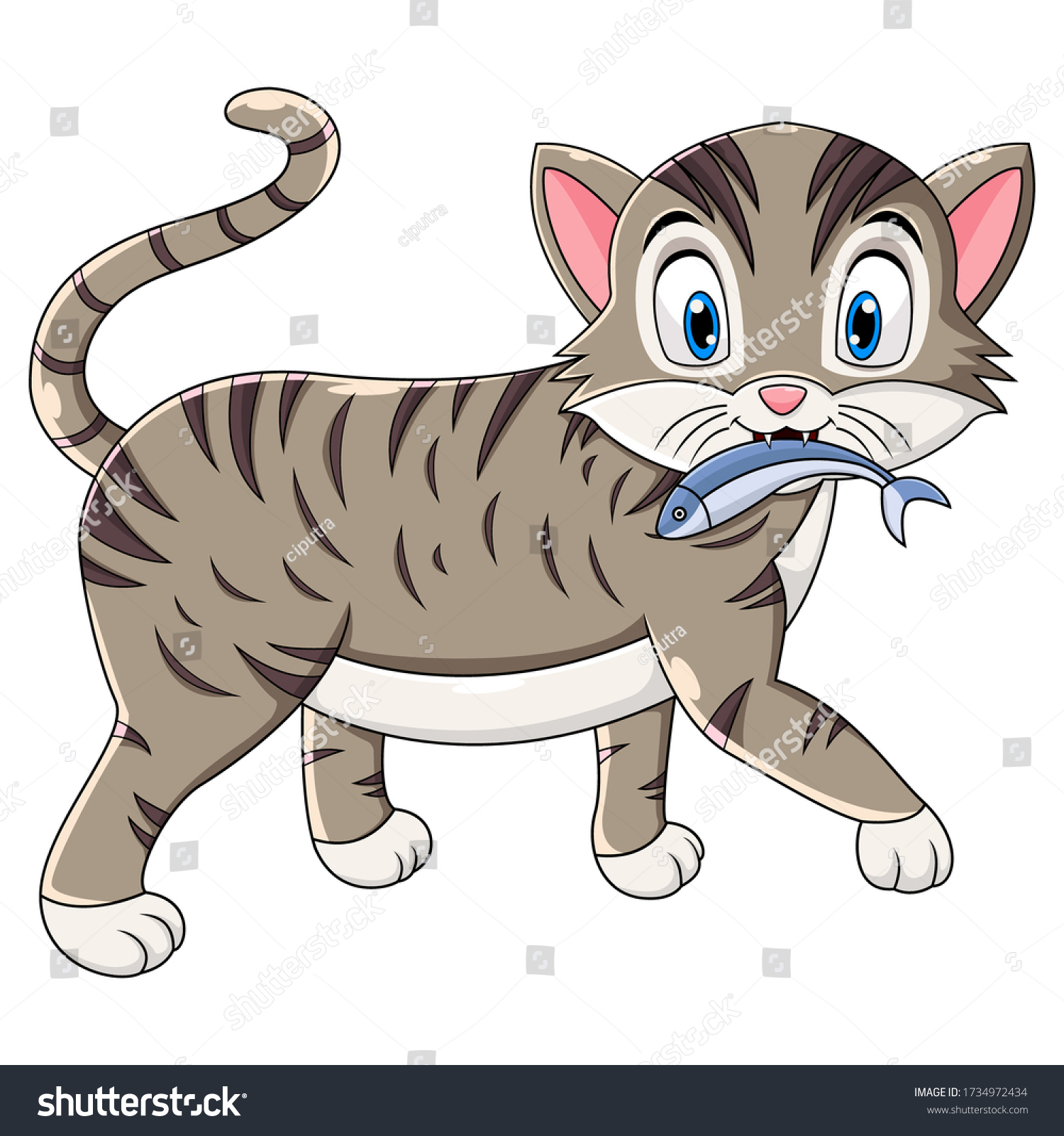 9,342 Cat eat fish Images, Stock Photos & Vectors | Shutterstock