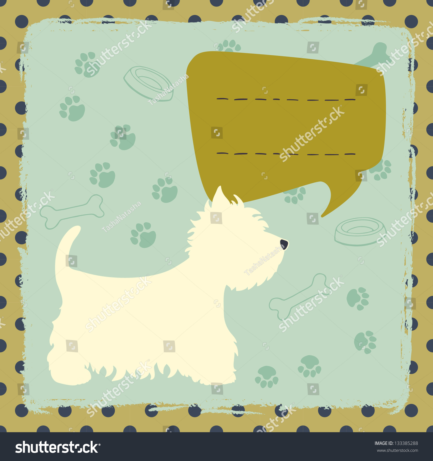 Cute Colorful Card Cartoon Dog Speech Stock Vector Royalty Free 133385288 cartoon-cat-friends-deviantart-gallery