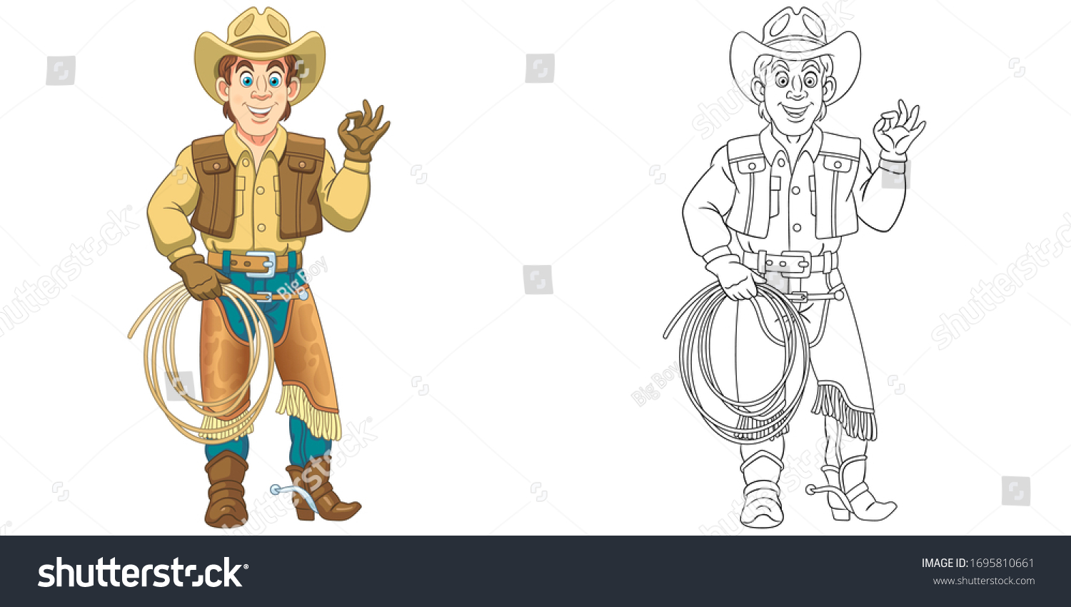 9,360 Cowboy outlines Images, Stock Photos & Vectors | Shutterstock