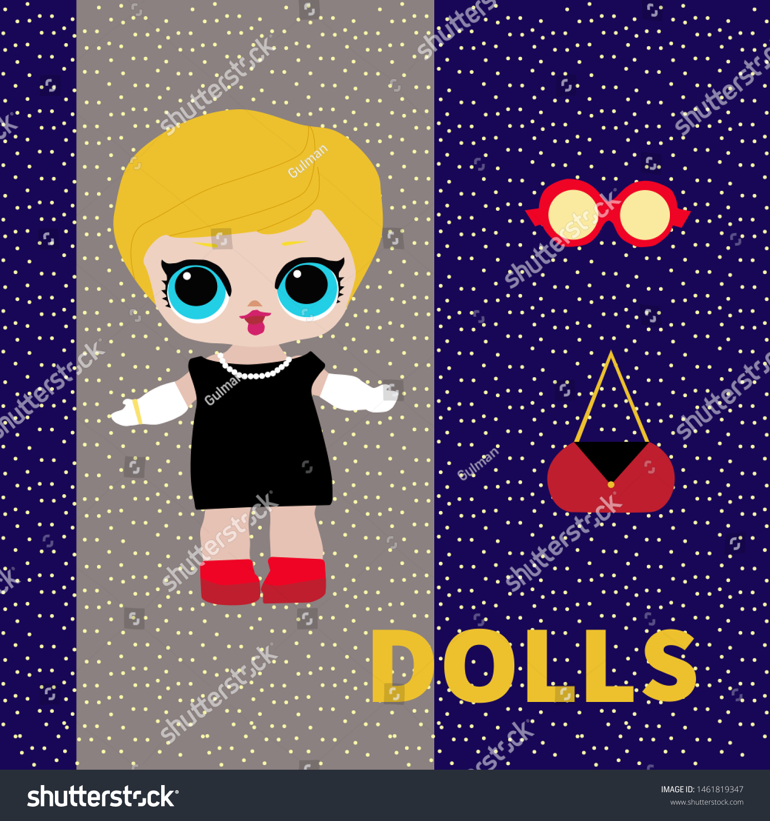 lol doll black dress