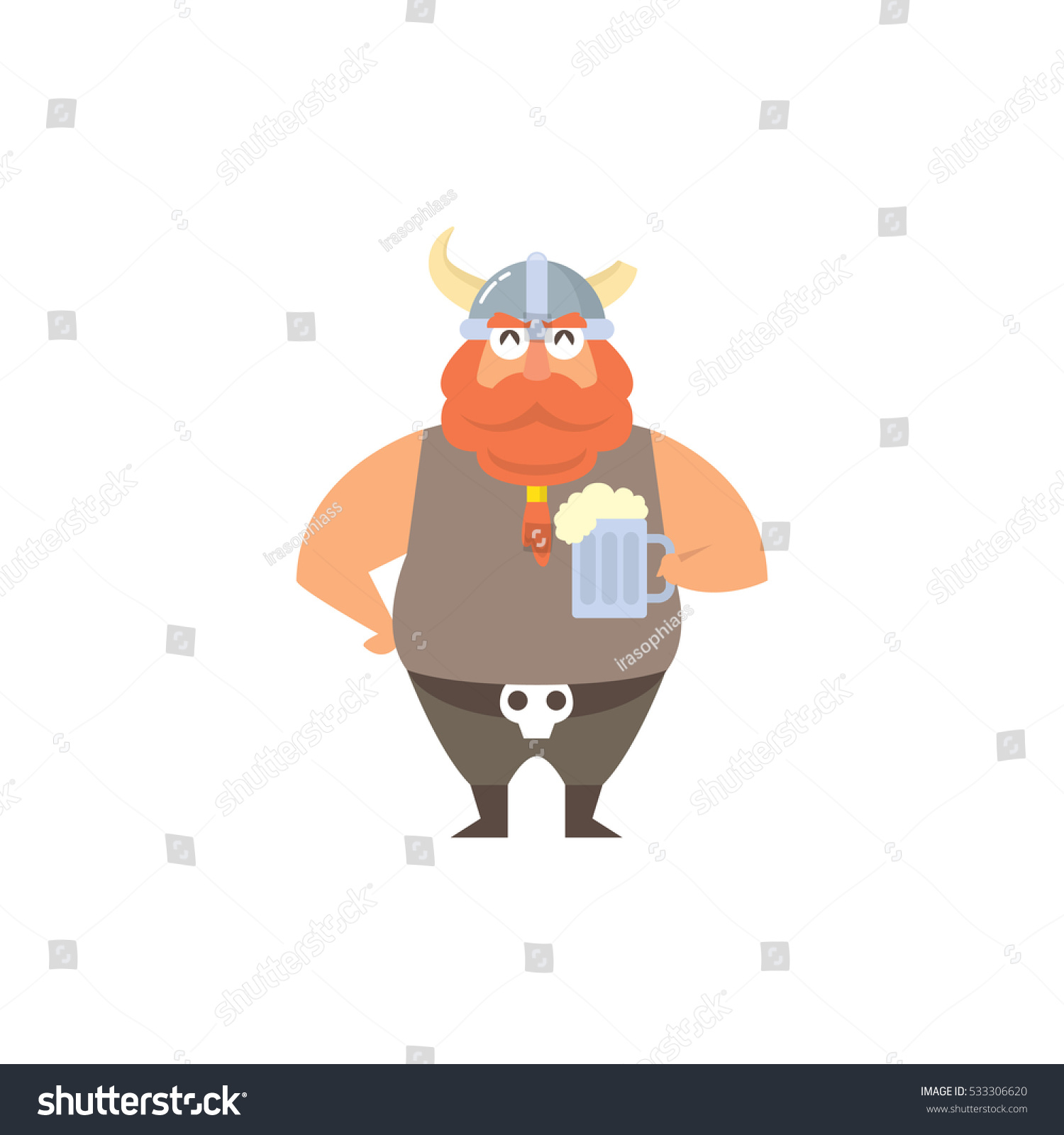 Cute Fat Viking Mascot Character Set: เวกเตอร์สต็อก (ปลอดค่าลิขสิทธิ์ ...