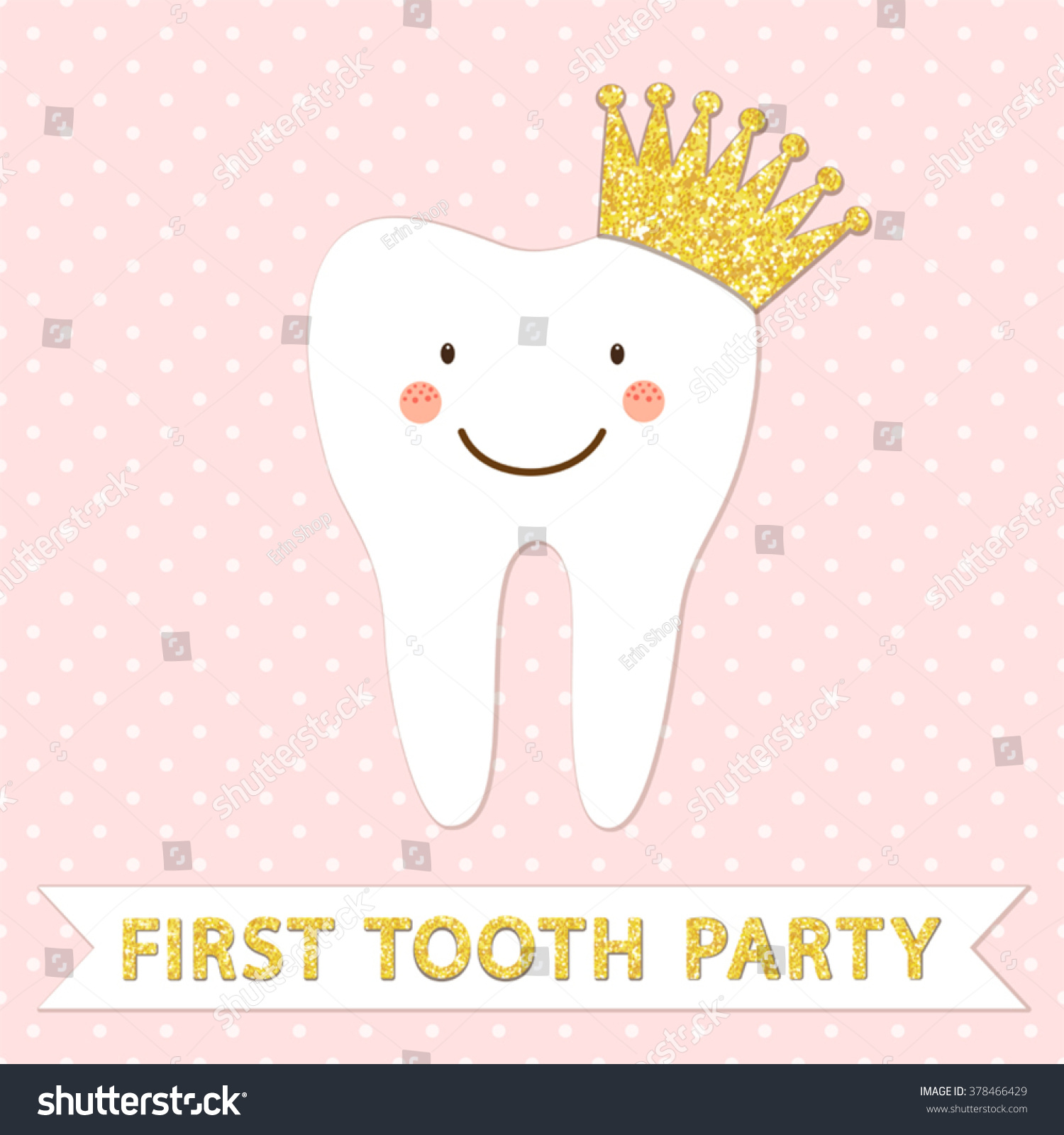 First Tooth Party Invitation 6