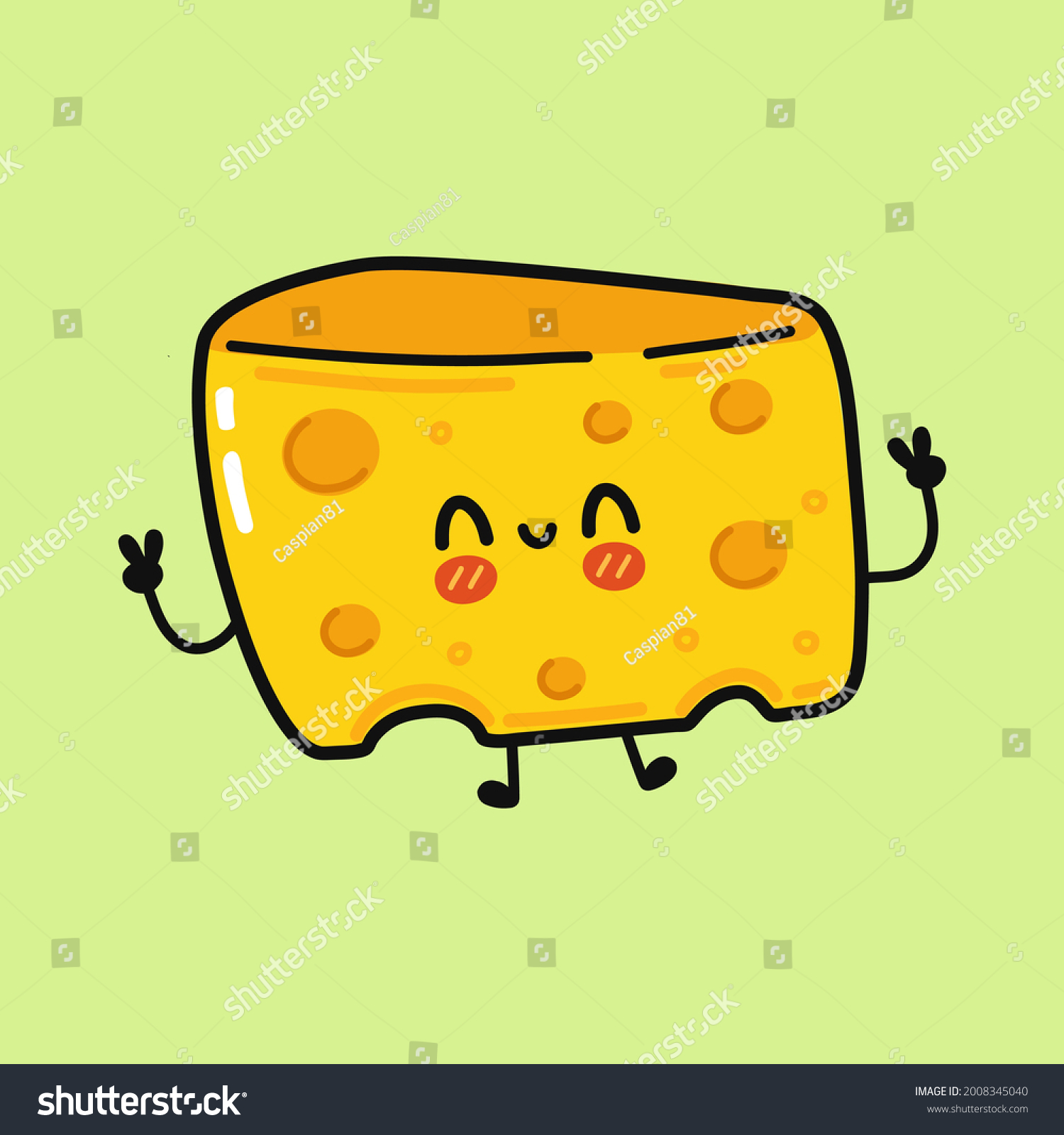 SVG of Cute funny cheese character,milk food,kids,baby cpncept.Vector hand drawn doodle line cartoon kawaii character illustration icon.Funny happy cheese character,cartoon healthy milk food,kids art concept svg