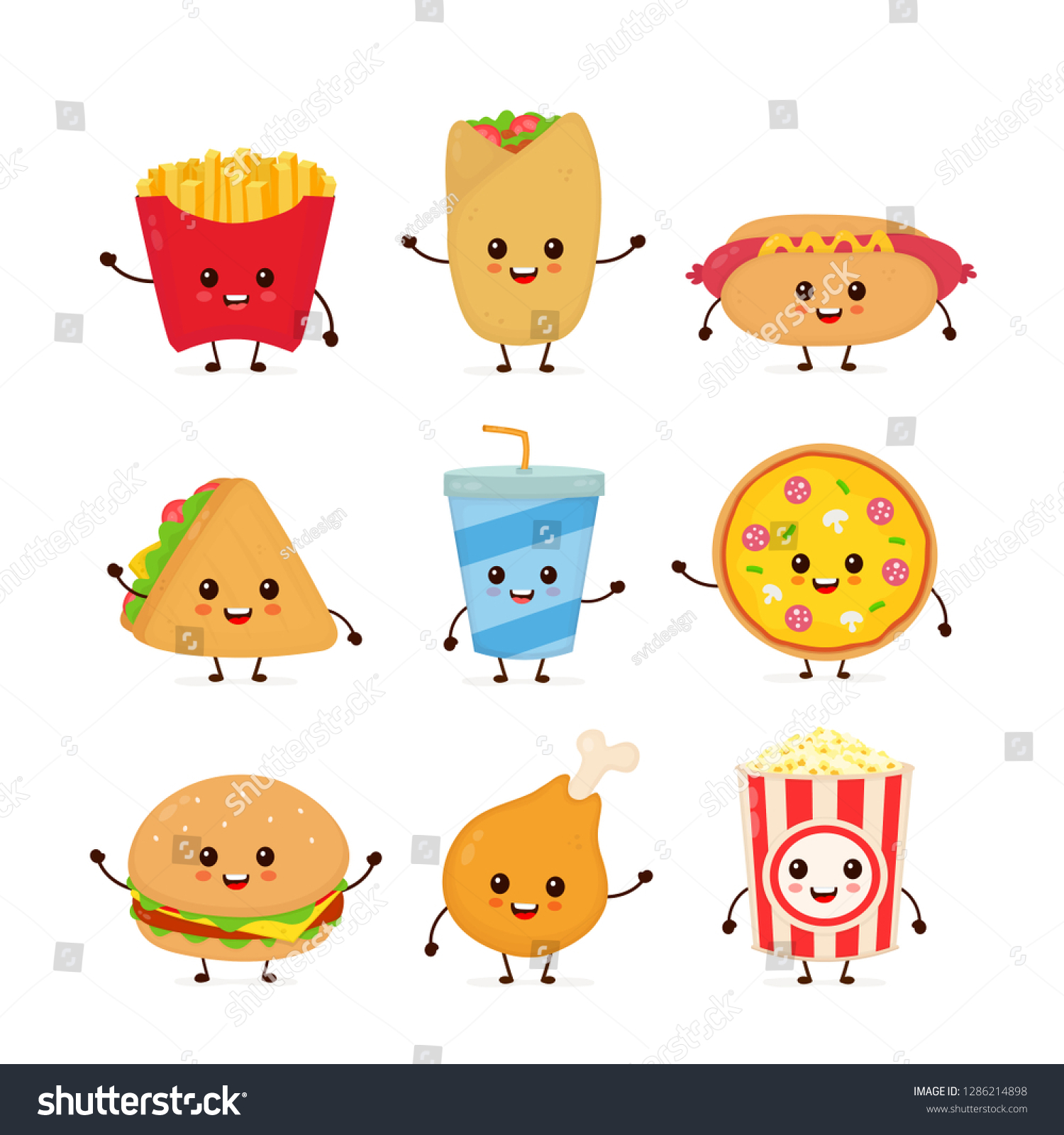 824 Popcorn kawaii Images, Stock Photos & Vectors | Shutterstock