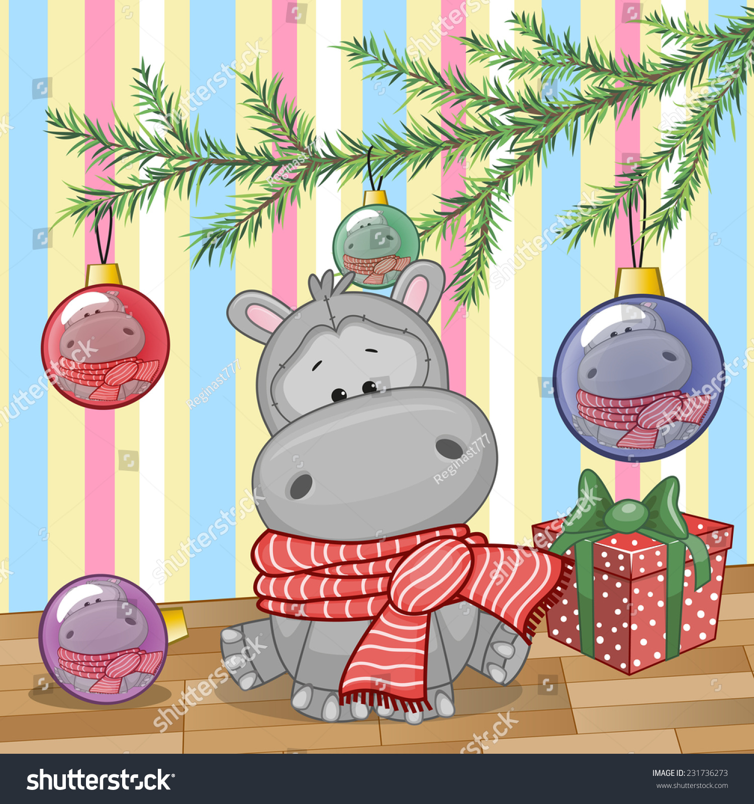 Hippo For Christmas 