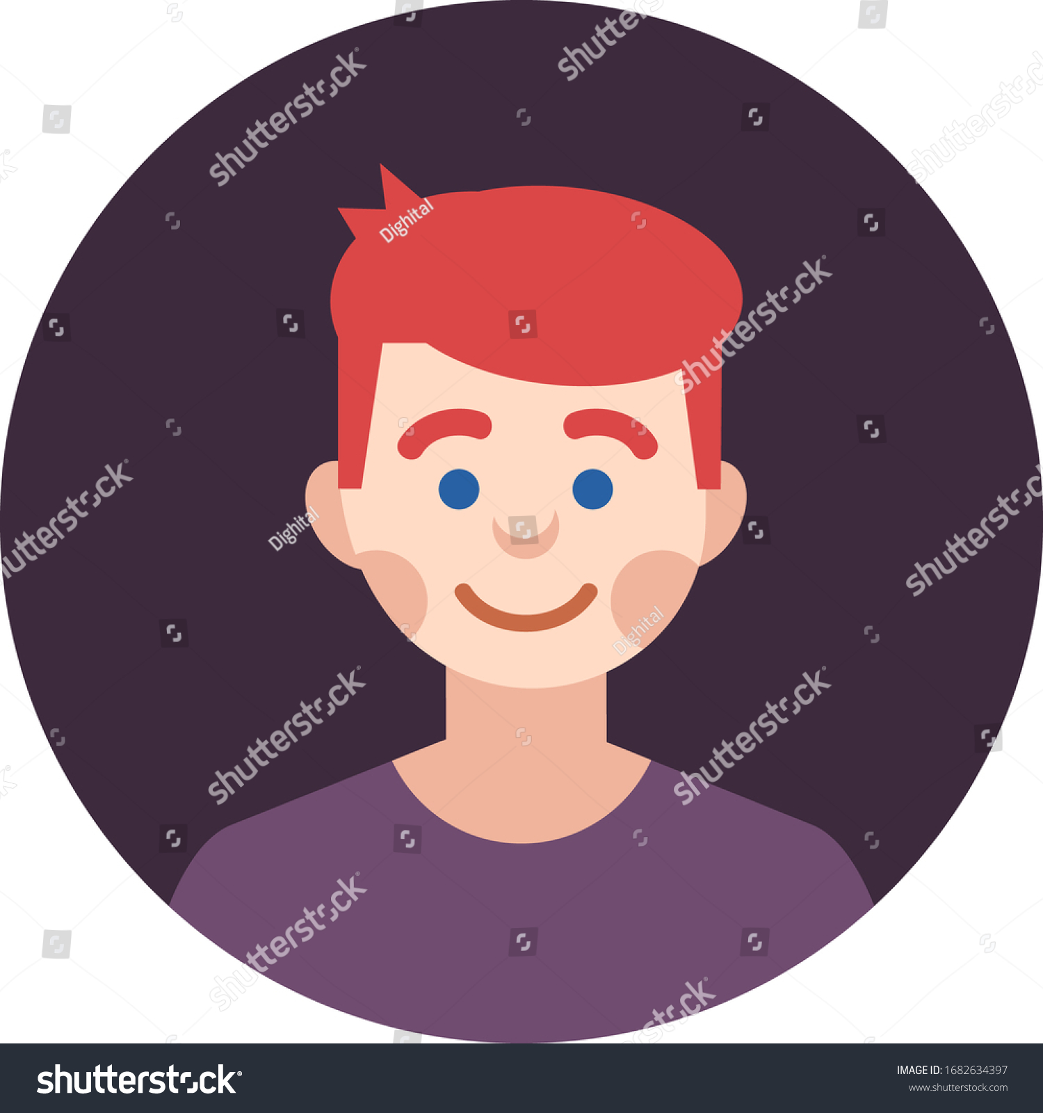 Cute Kid Face Expression Emoji Emoticon Stock Vector (Royalty Free ...