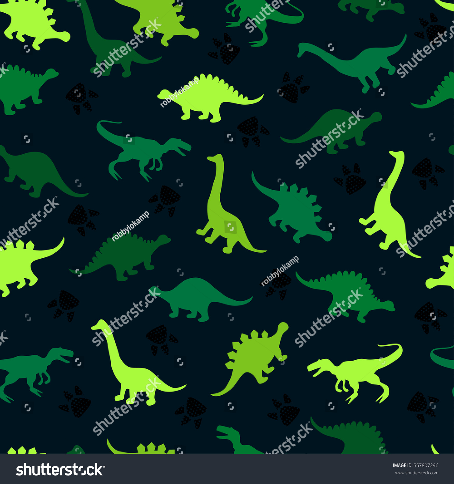 Seamless Dinosaur Patterns Images, Stock Photos & Vectors 