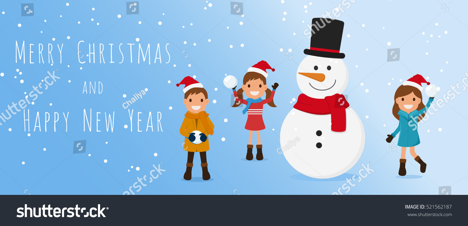 winter season cartoon pictures
