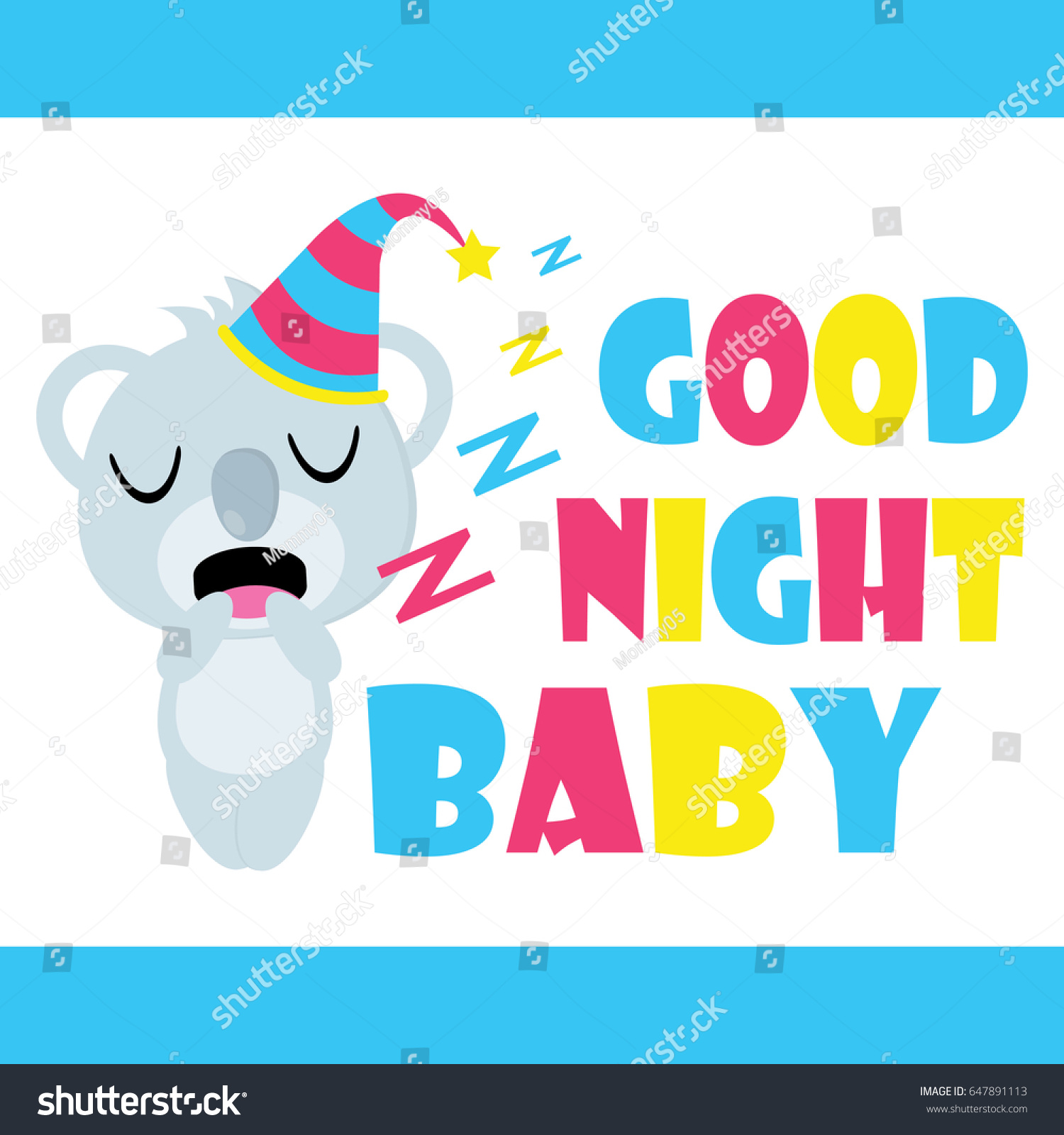 cute koala sleepy cartoon kid postcard stock vector royalty free postcard for kids