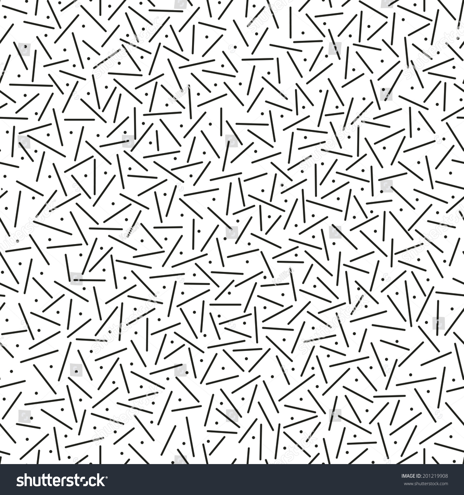 Cute Lines Polka Dots Texture Black Stock Vector 201219908 - Shutterstock